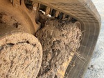 Undercarriage with Rubber Belt Drive Lugs