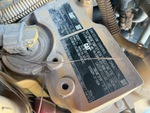 Engine with Emission Label