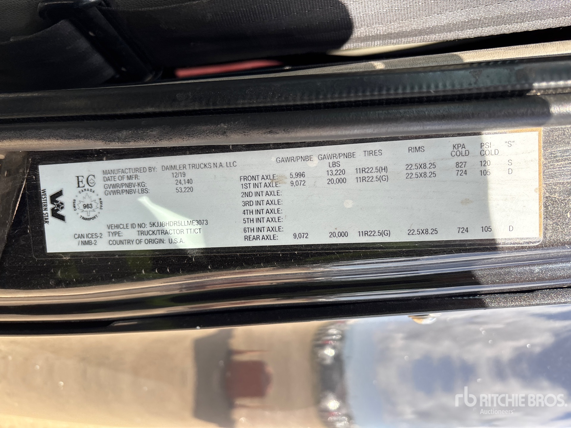 2020 Western Star 5700