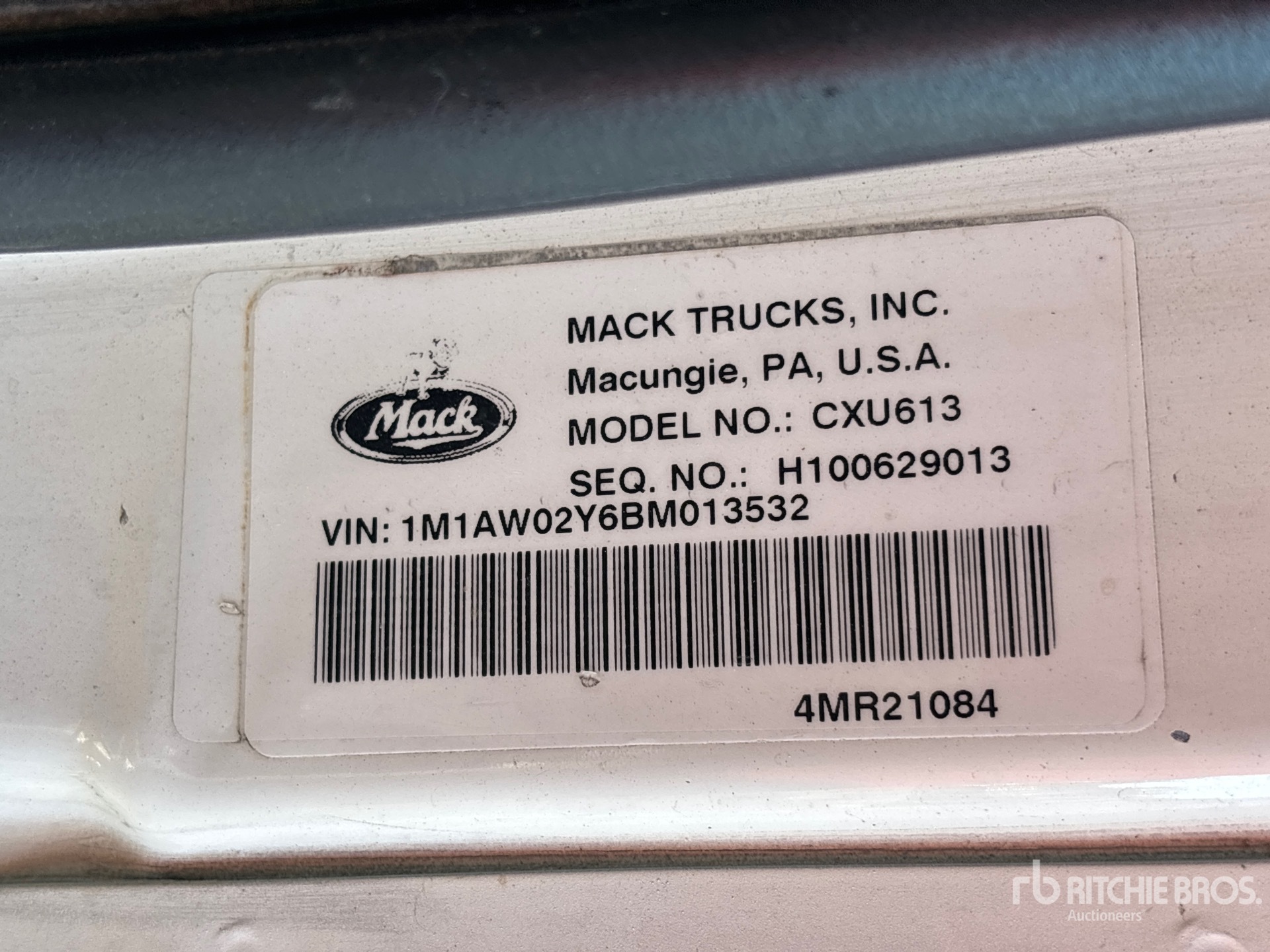 2011 Mack CXU613