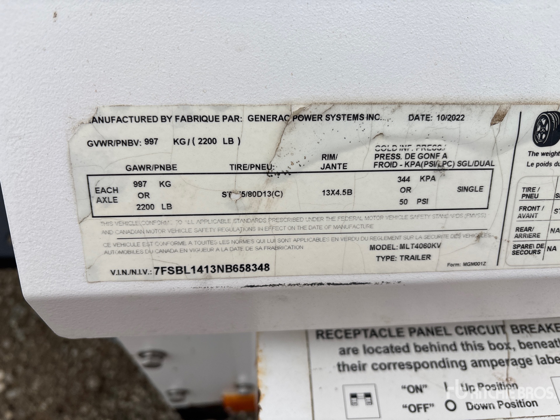2022 Generac MLT4060KV