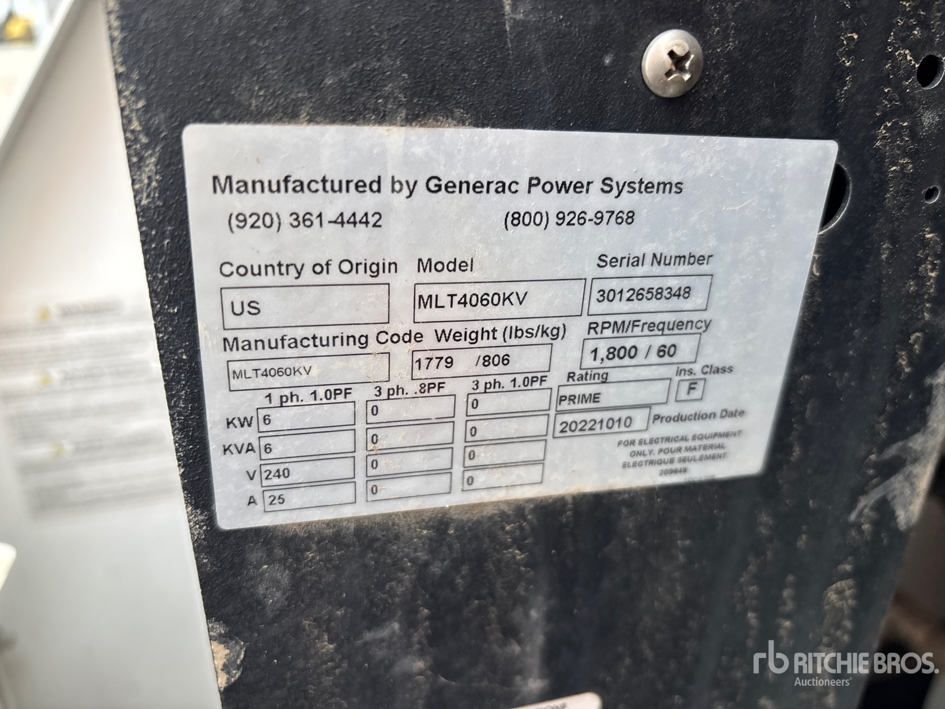 2022 Generac MLT4060KV