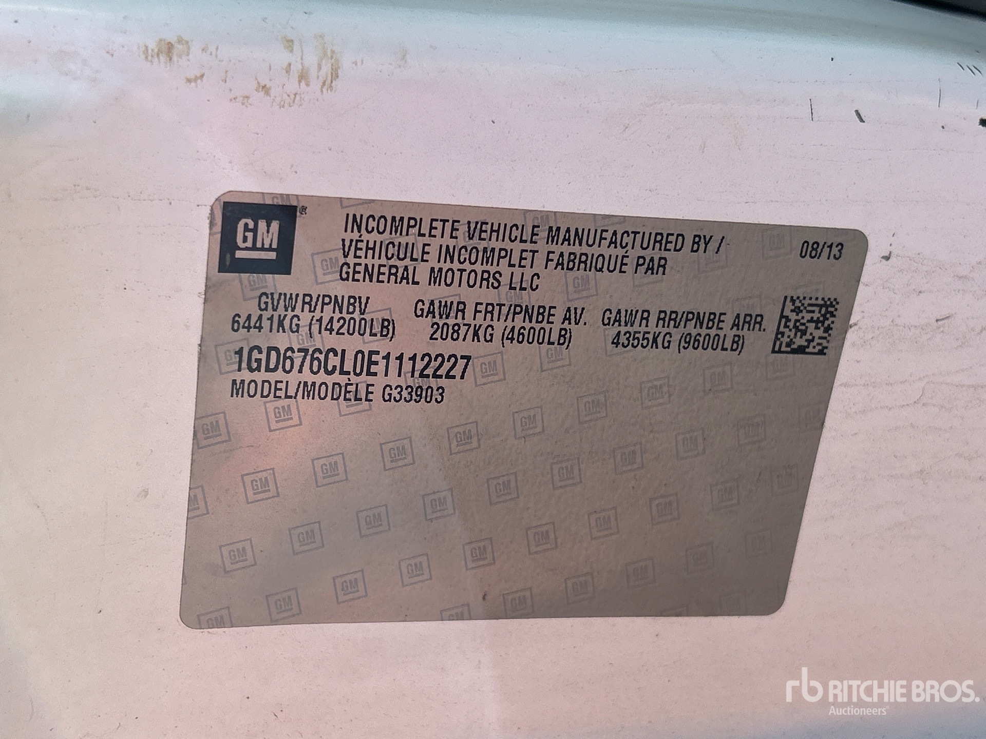 2014 GMC SAVANA 4500