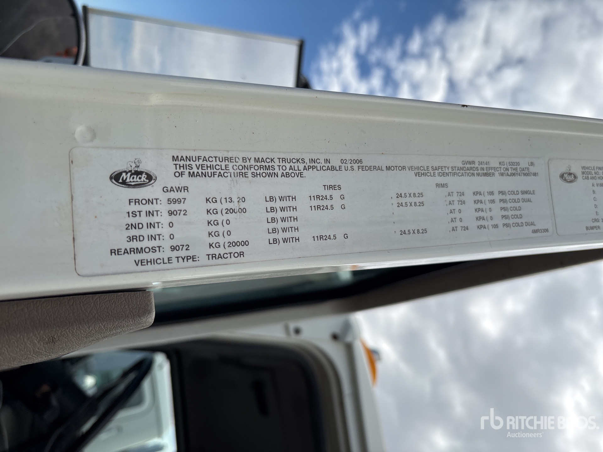 2007 Mack CHN613