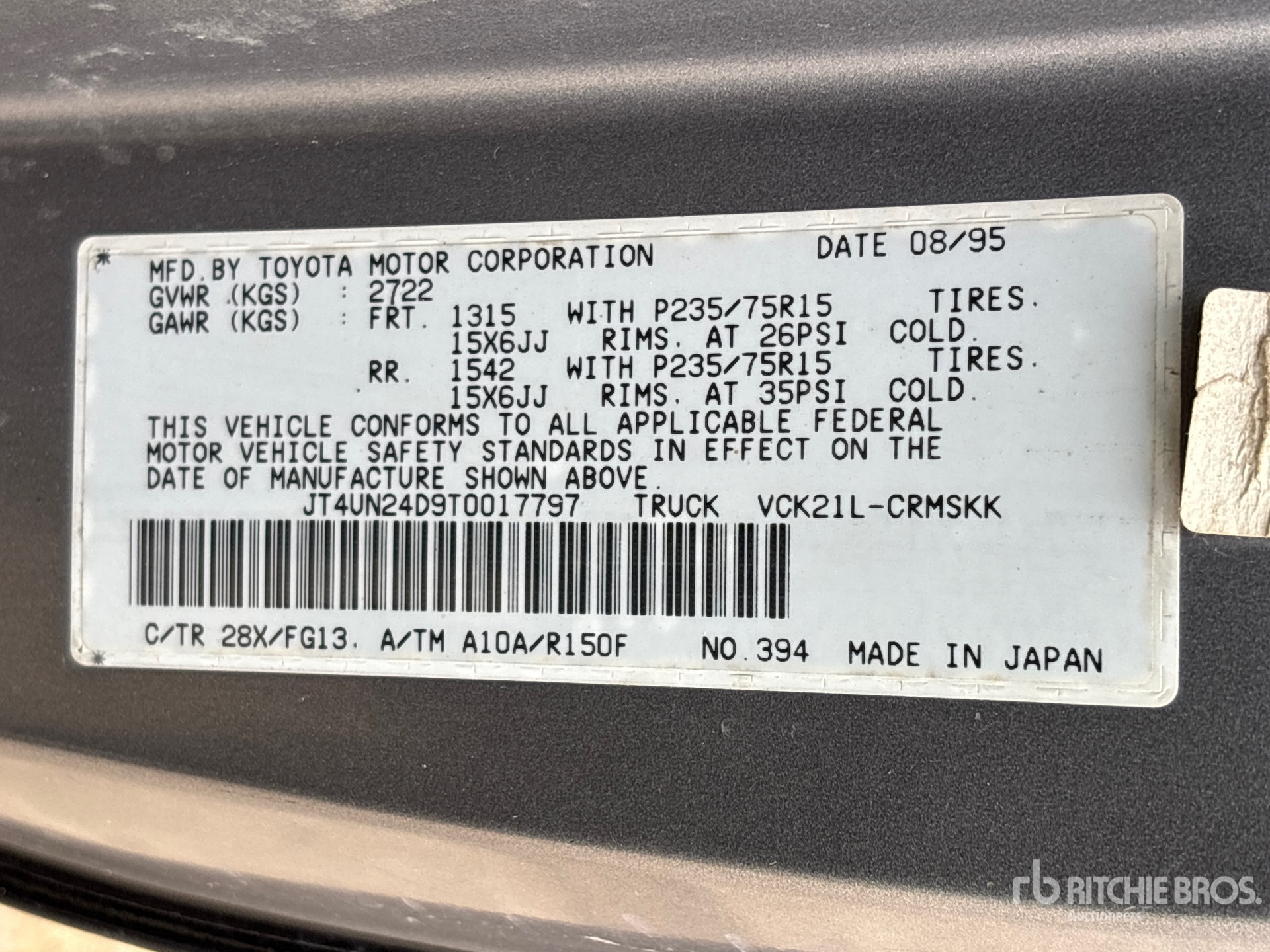 1996 Toyota T100
