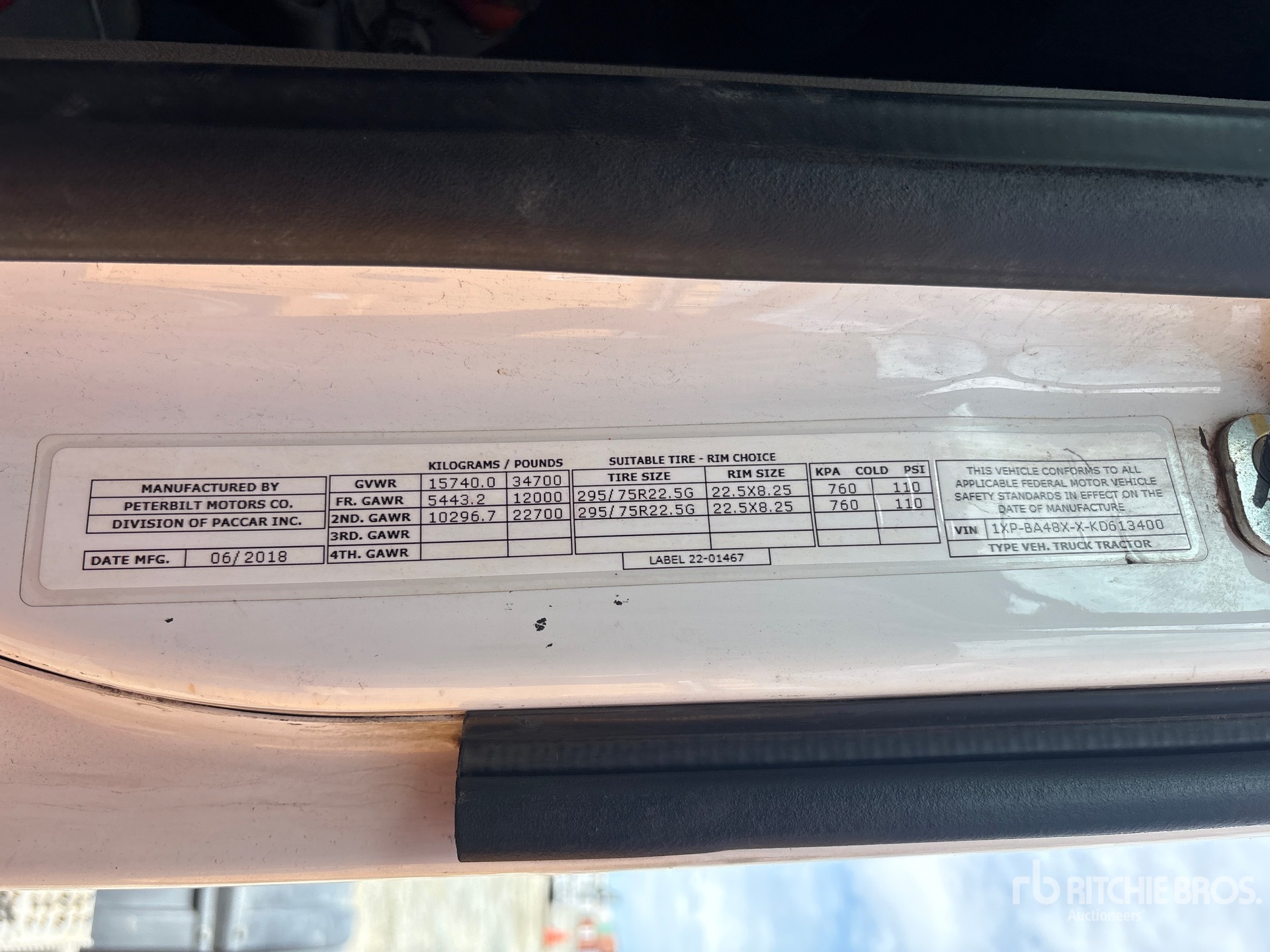 2019 Peterbilt 579