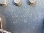 General Appearance with Frame Stamp Serial Number/VIN Photo