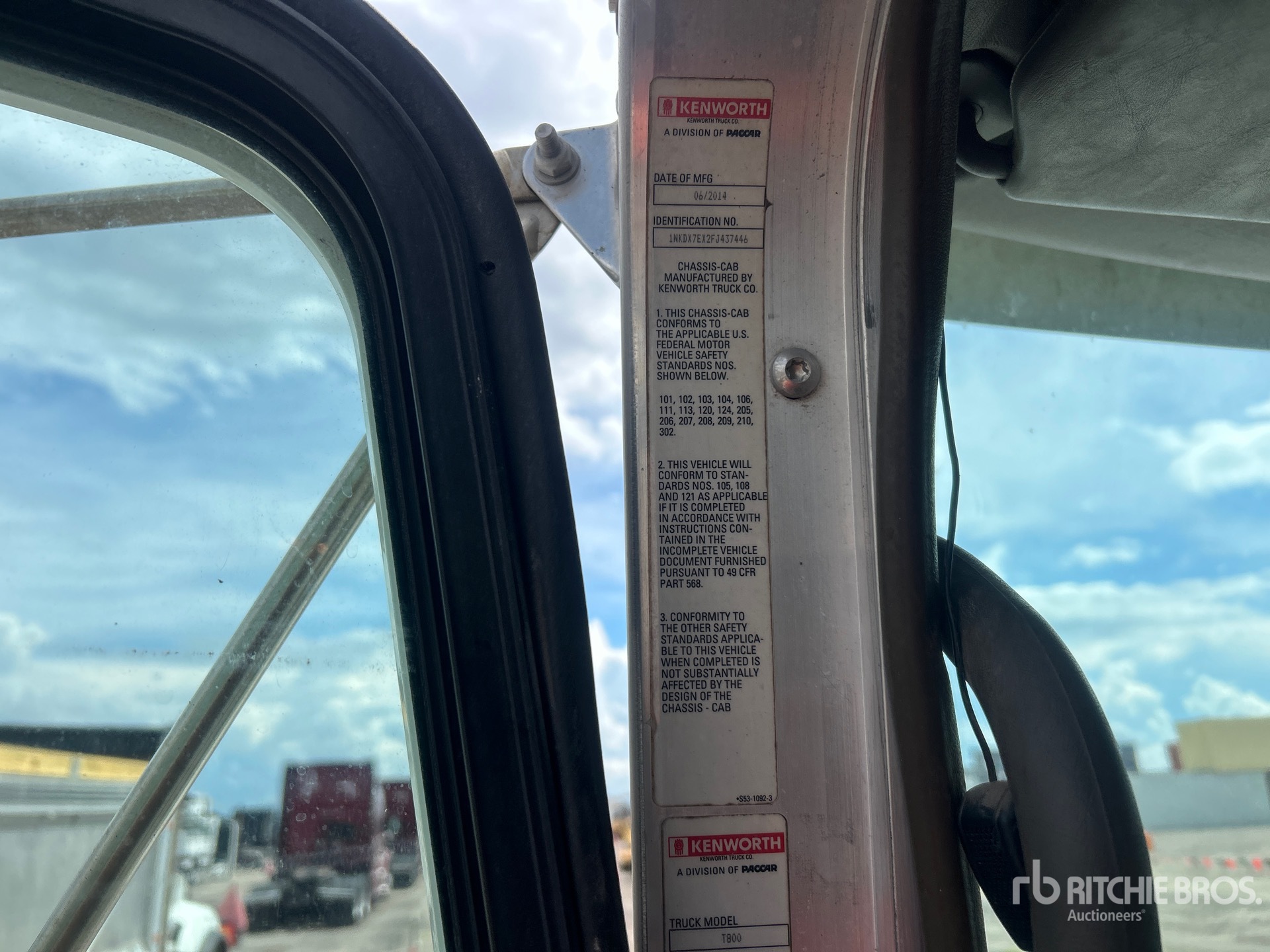 2015 Kenworth T800