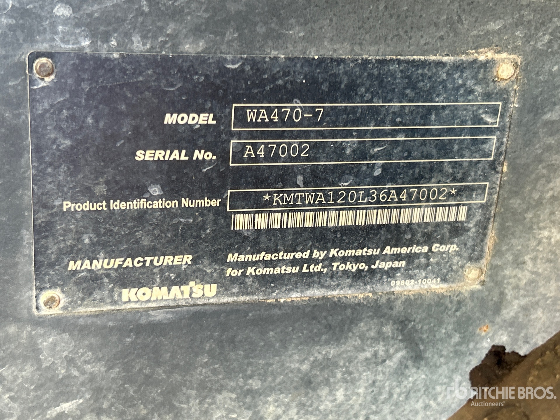 2014 Komatsu WA470-7