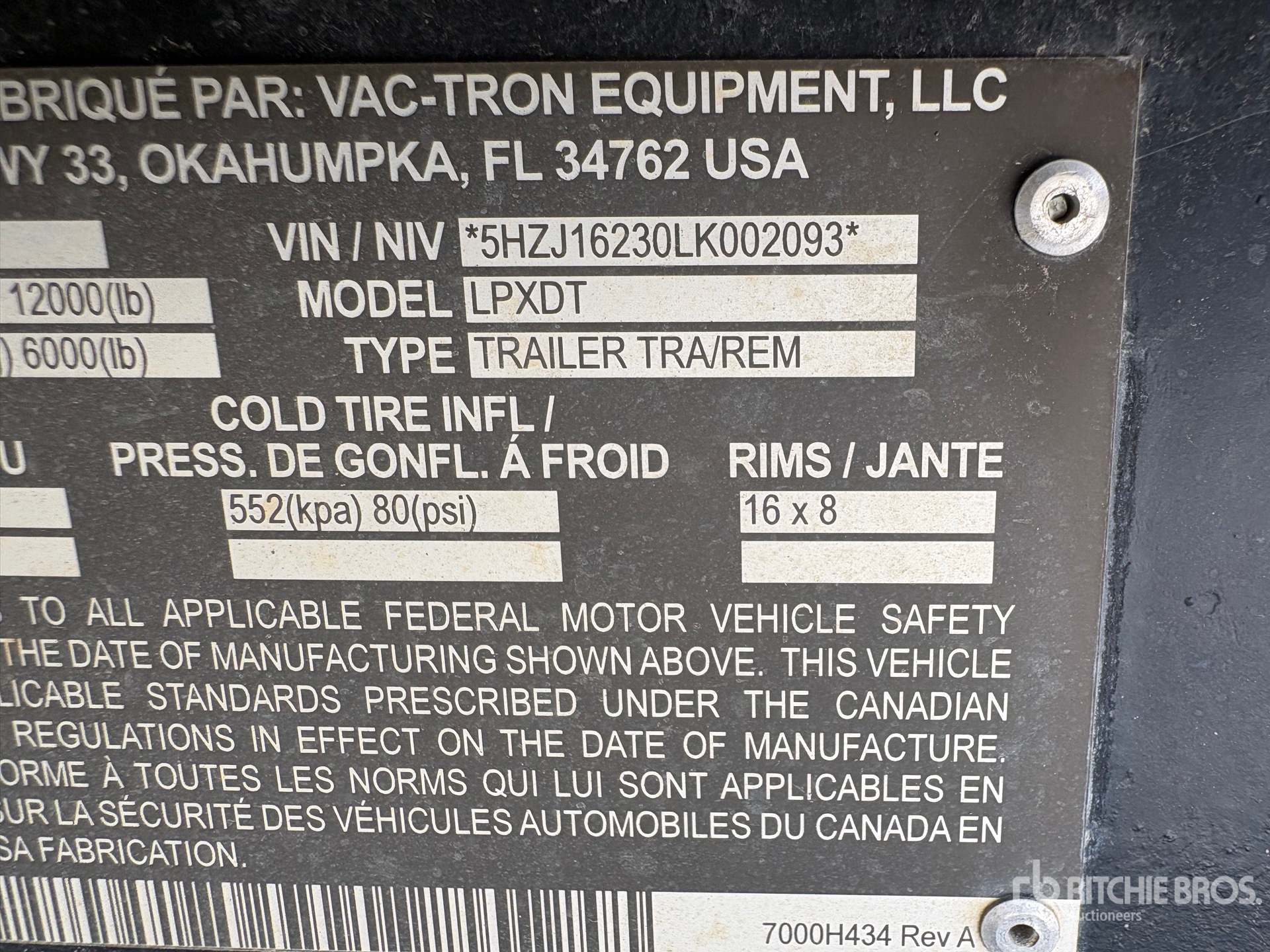 Vermeer VAC-TRON LP573X