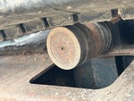 Undercarriage with Left Carrier Rollers
