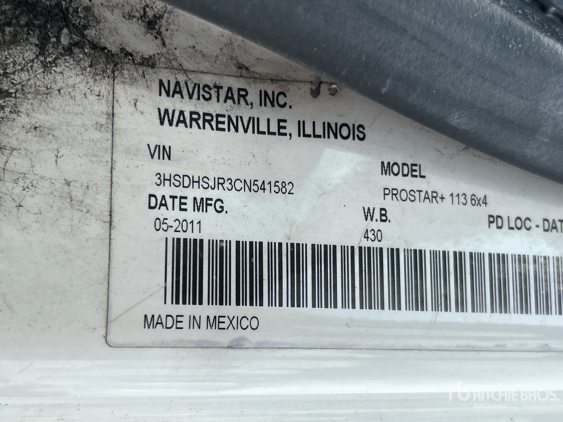 2012 International PROSTAR+