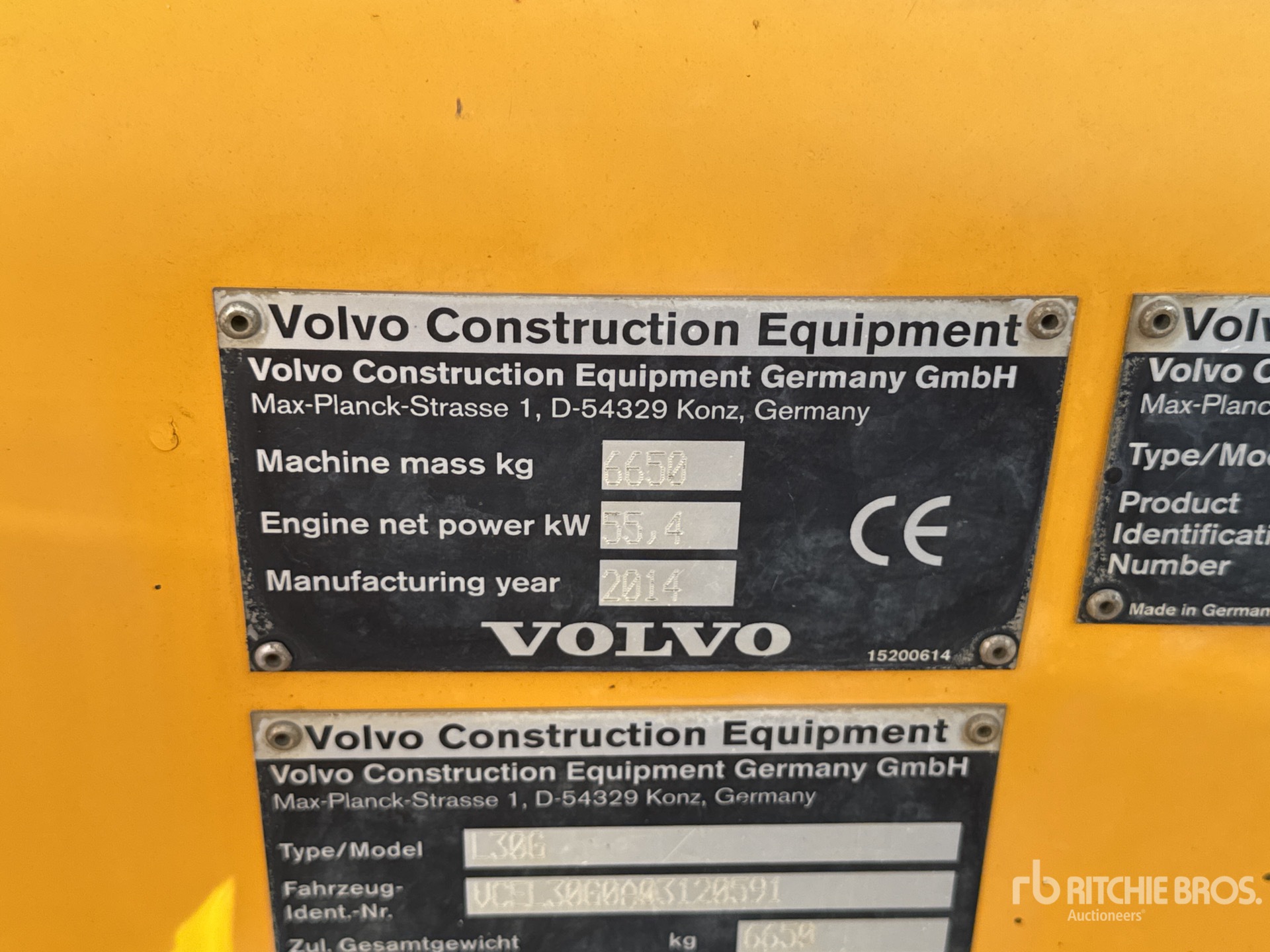 2014 Volvo L30G