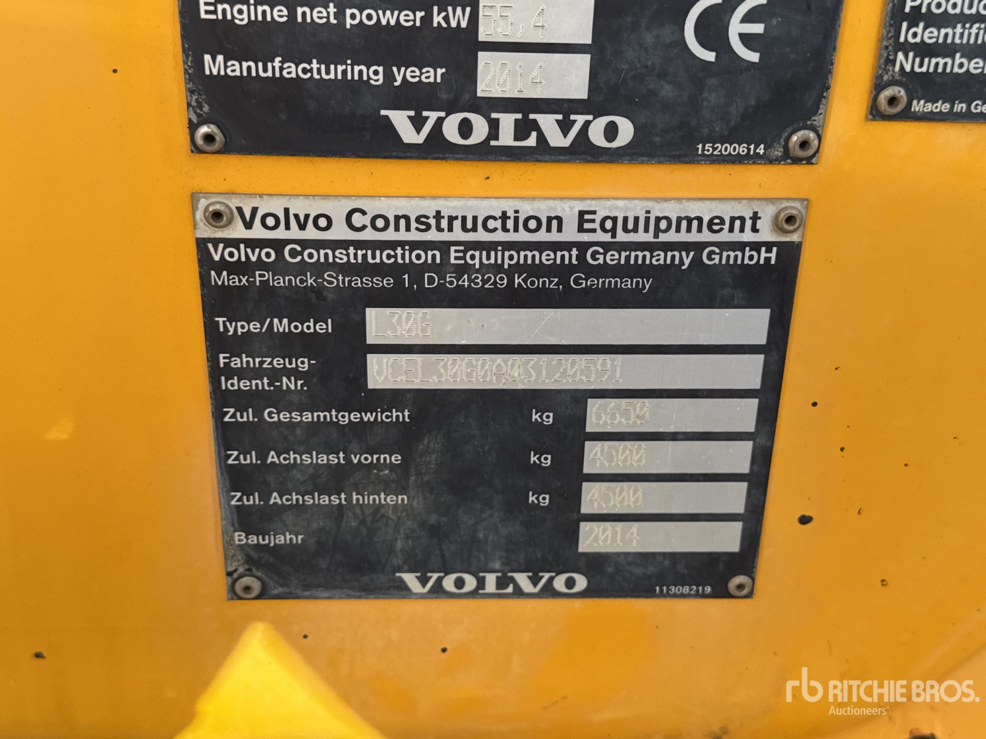 2014 Volvo L30G
