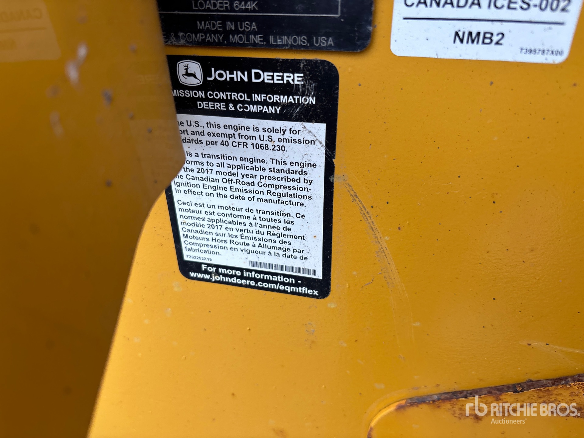 2018 John Deere 644 K