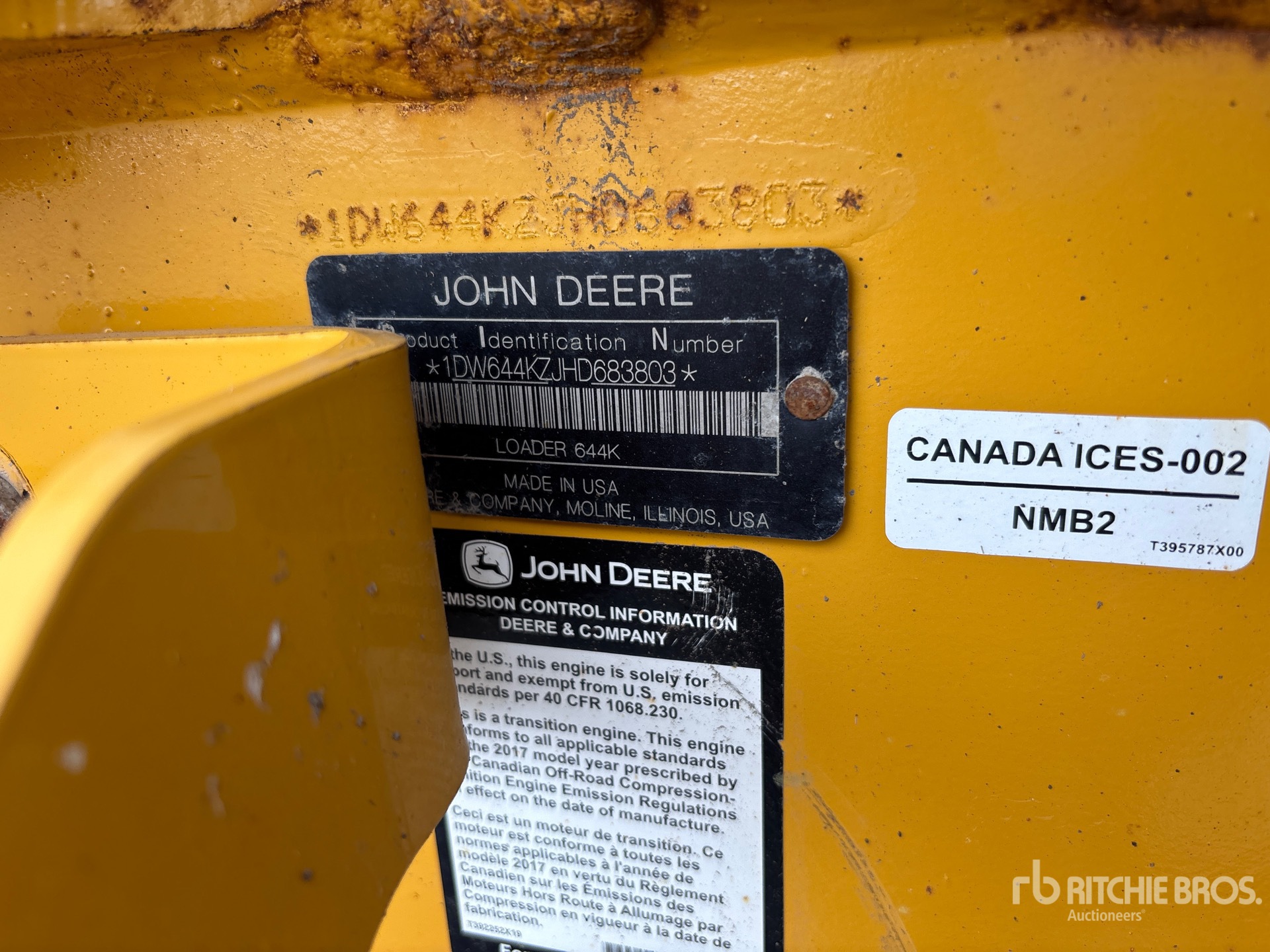 2018 John Deere 644 K