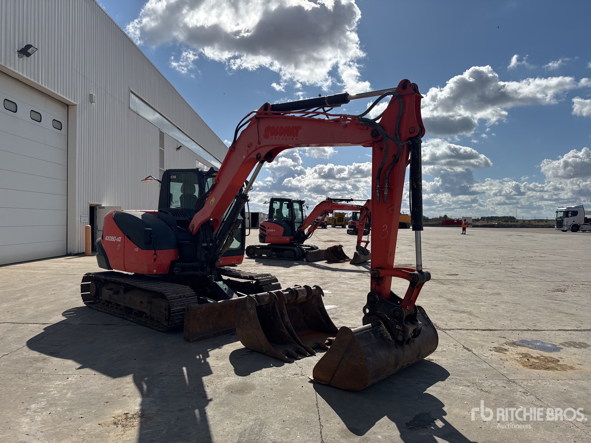 2017 Kubota KX080-4