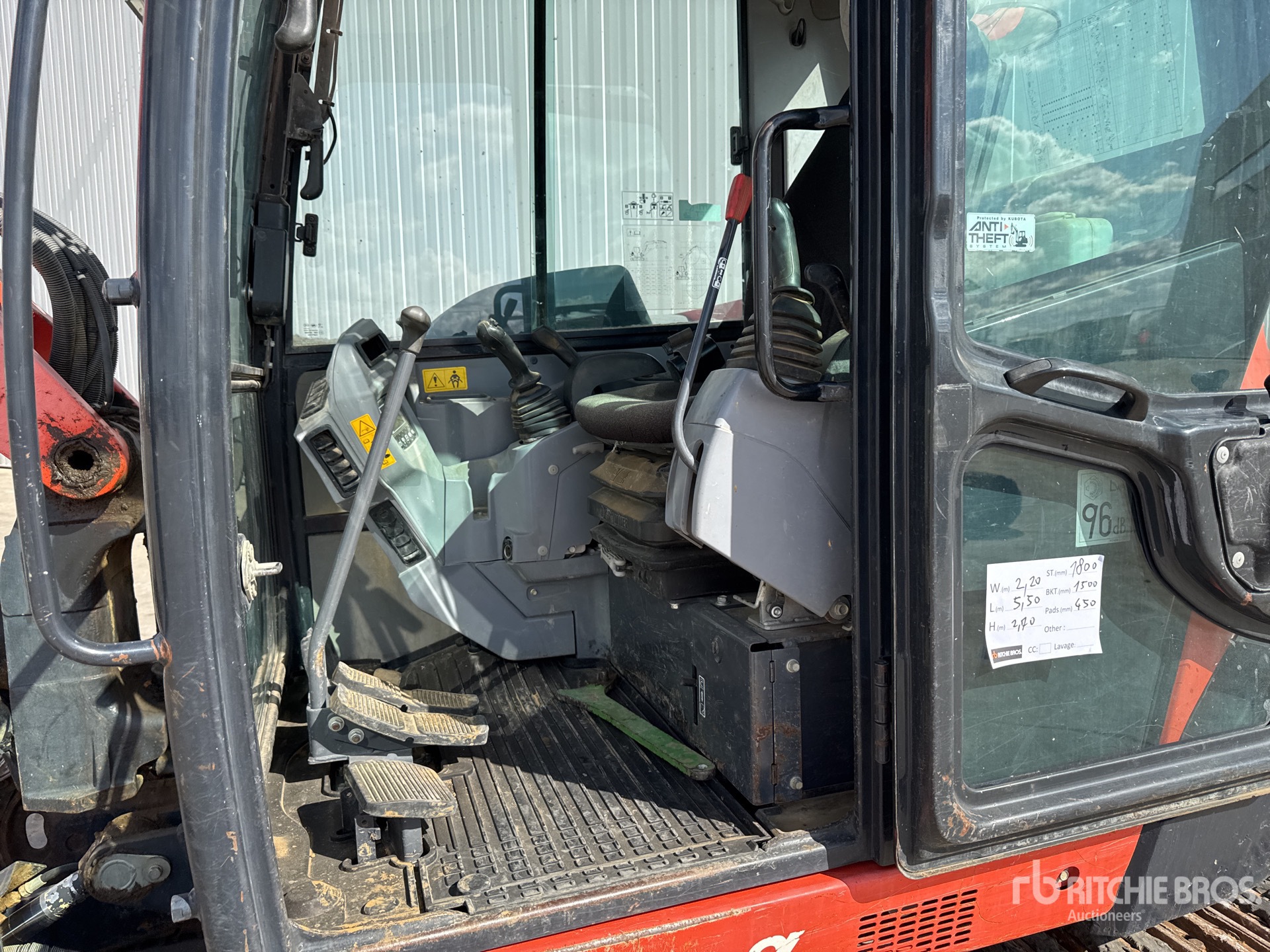 2017 Kubota KX080-4
