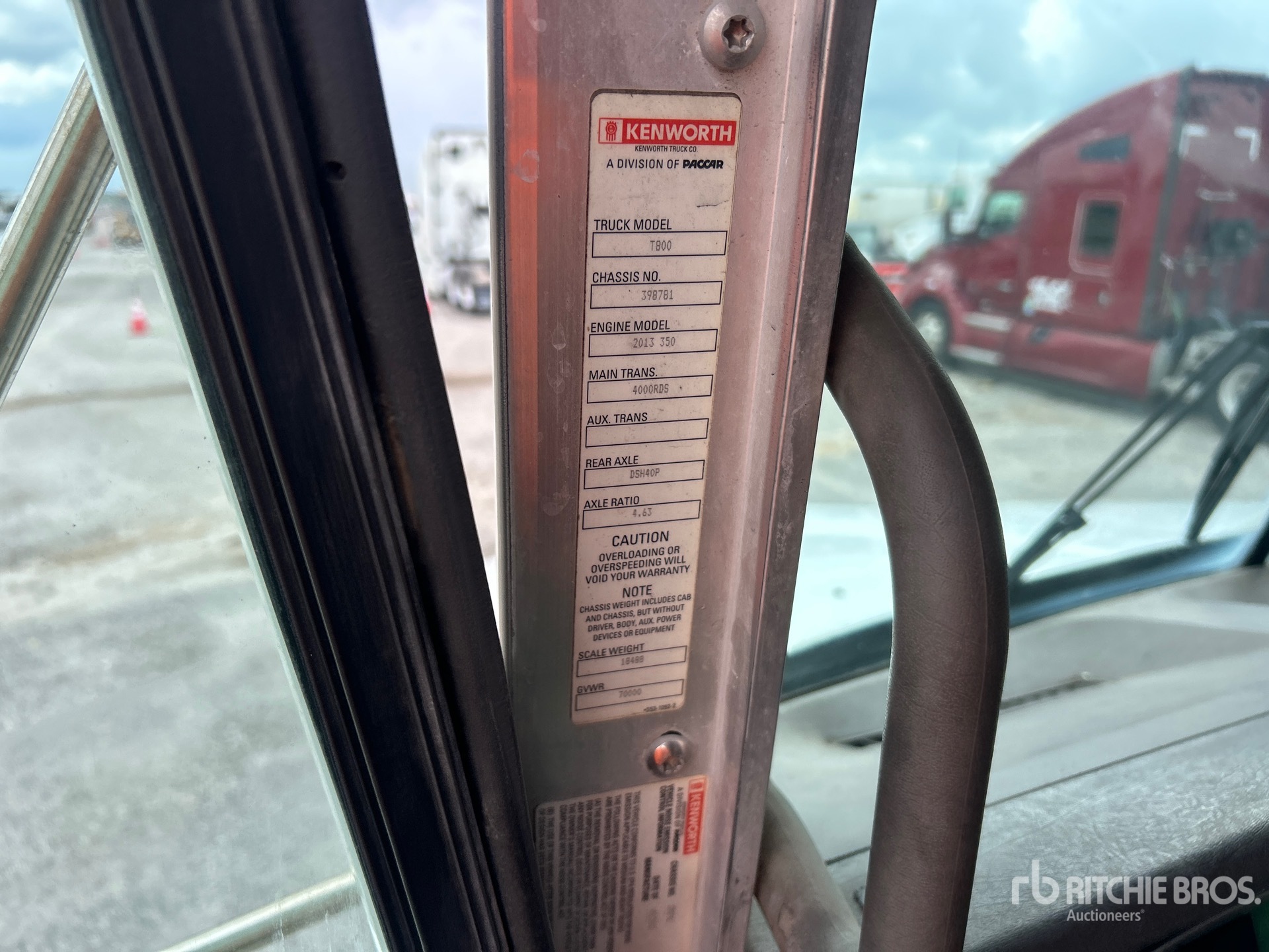 2014 Kenworth T800