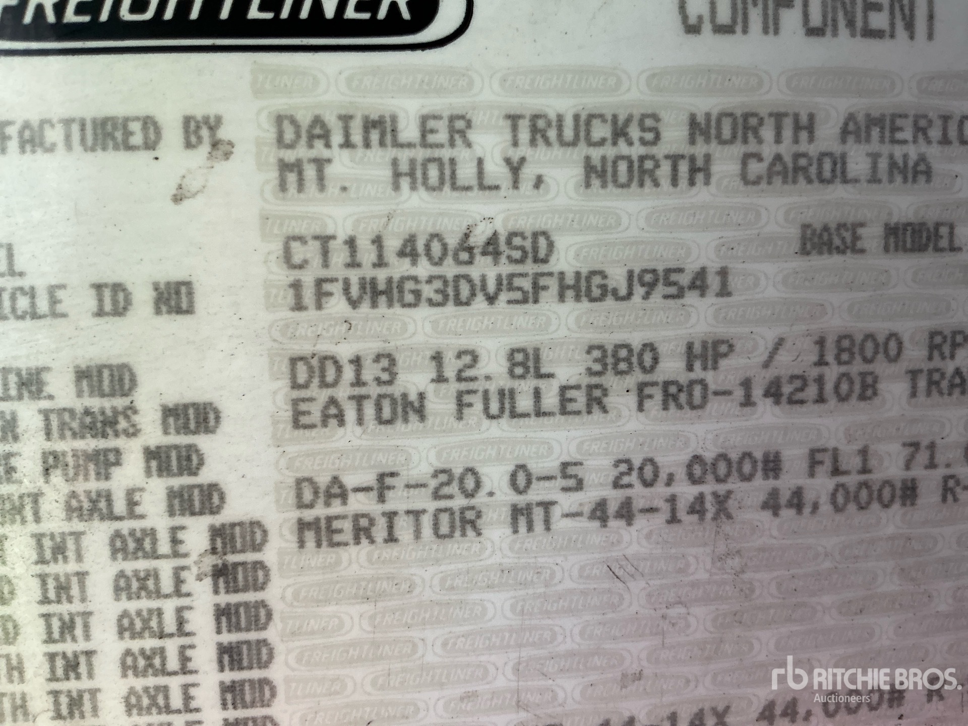 2015 Freightliner 114SD