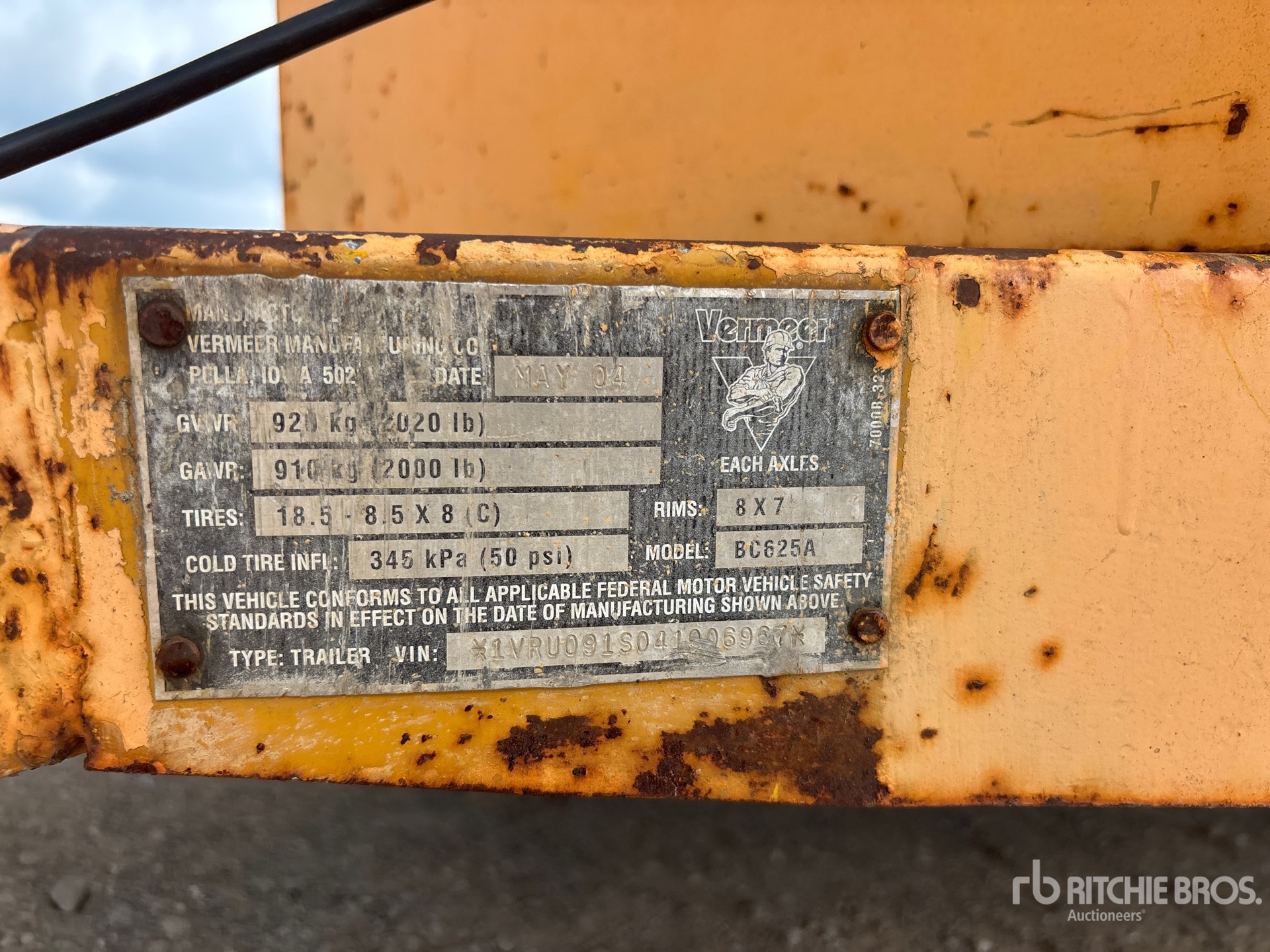 2004 Vermeer BC625