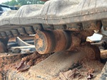 Undercarriage with Left Carrier Rollers