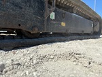 Train de roulement with Rouleaux de chenille gauches