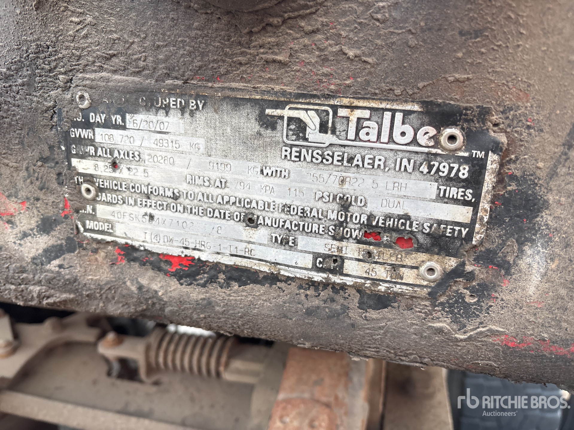 2007 Talbert T(4)DW-45-HRG-1