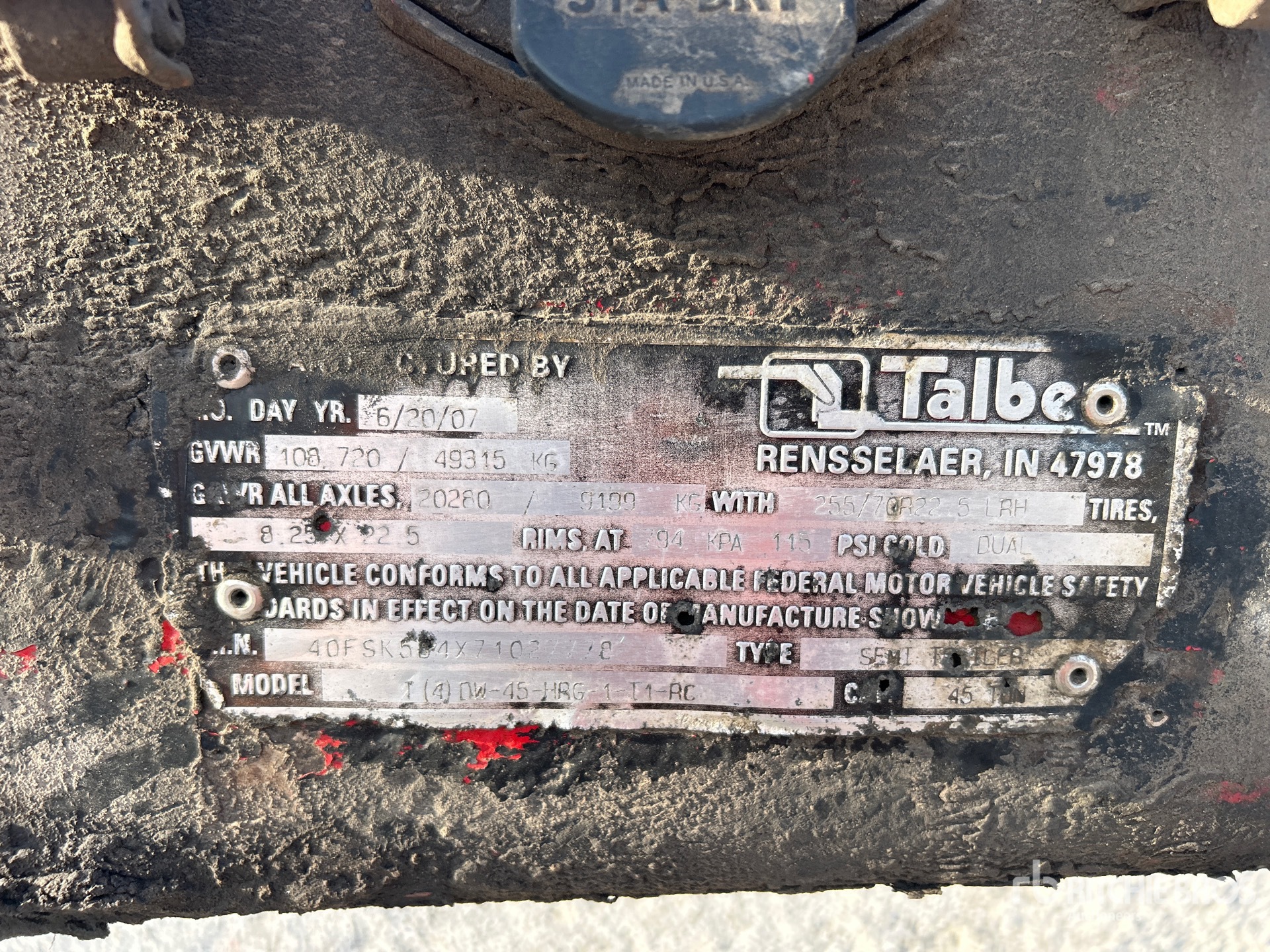 2007 Talbert T(4)DW-45-HRG-1
