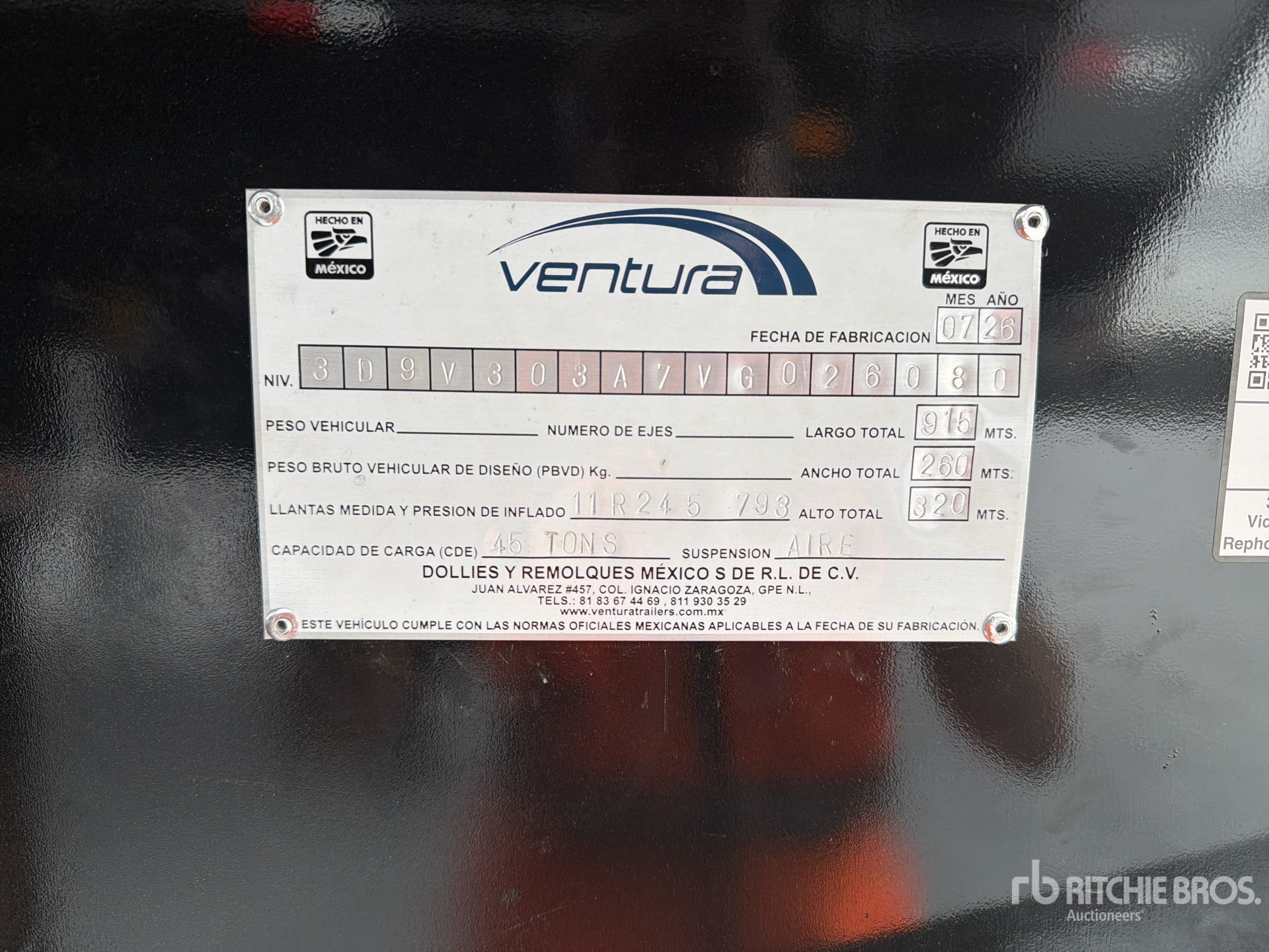 2027 Venturo 30 ft Tri/A Semirremolque de Vo ...