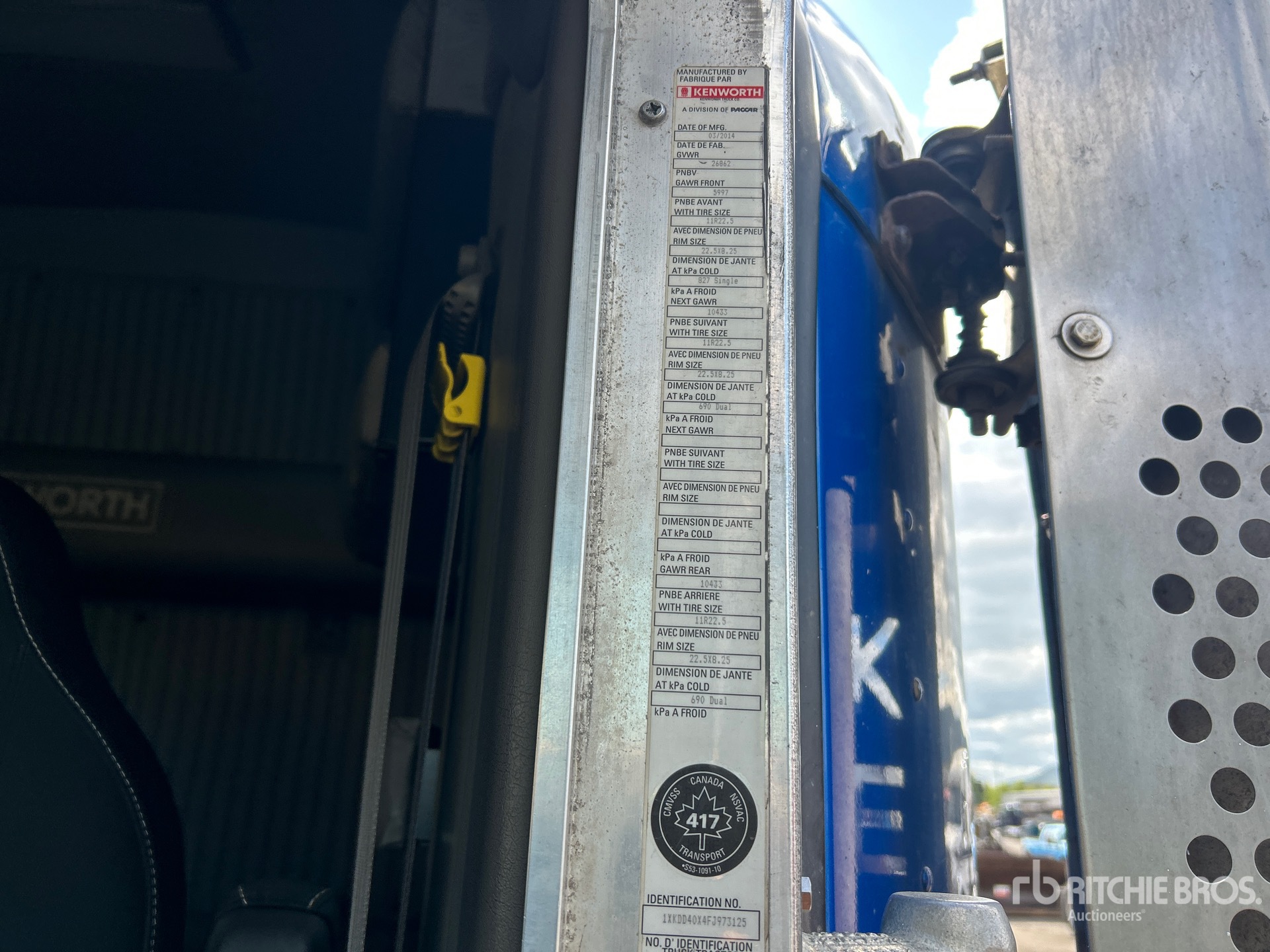 2015 Kenworth T800