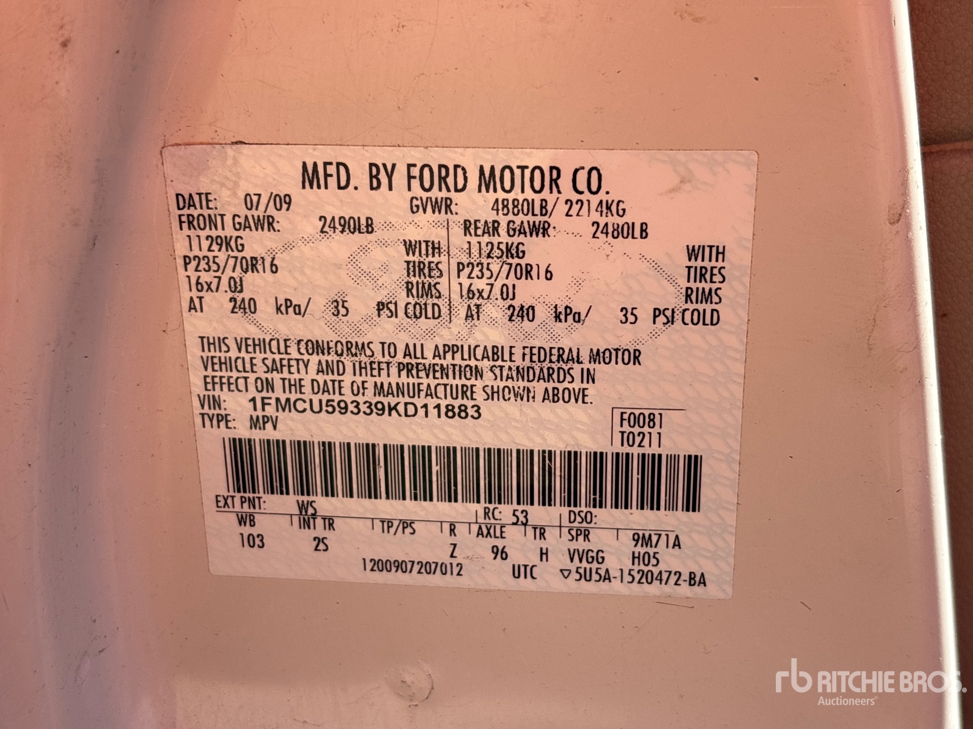 2009 Ford ESCAPE