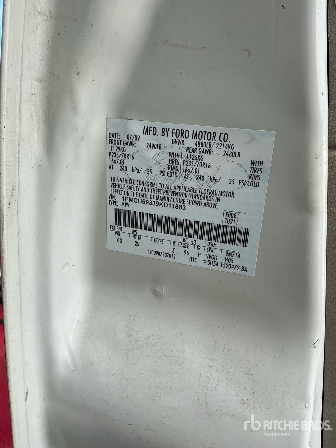 2009 Ford ESCAPE