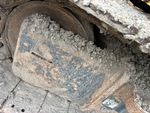 Undercarriage with Left Track Tensioner