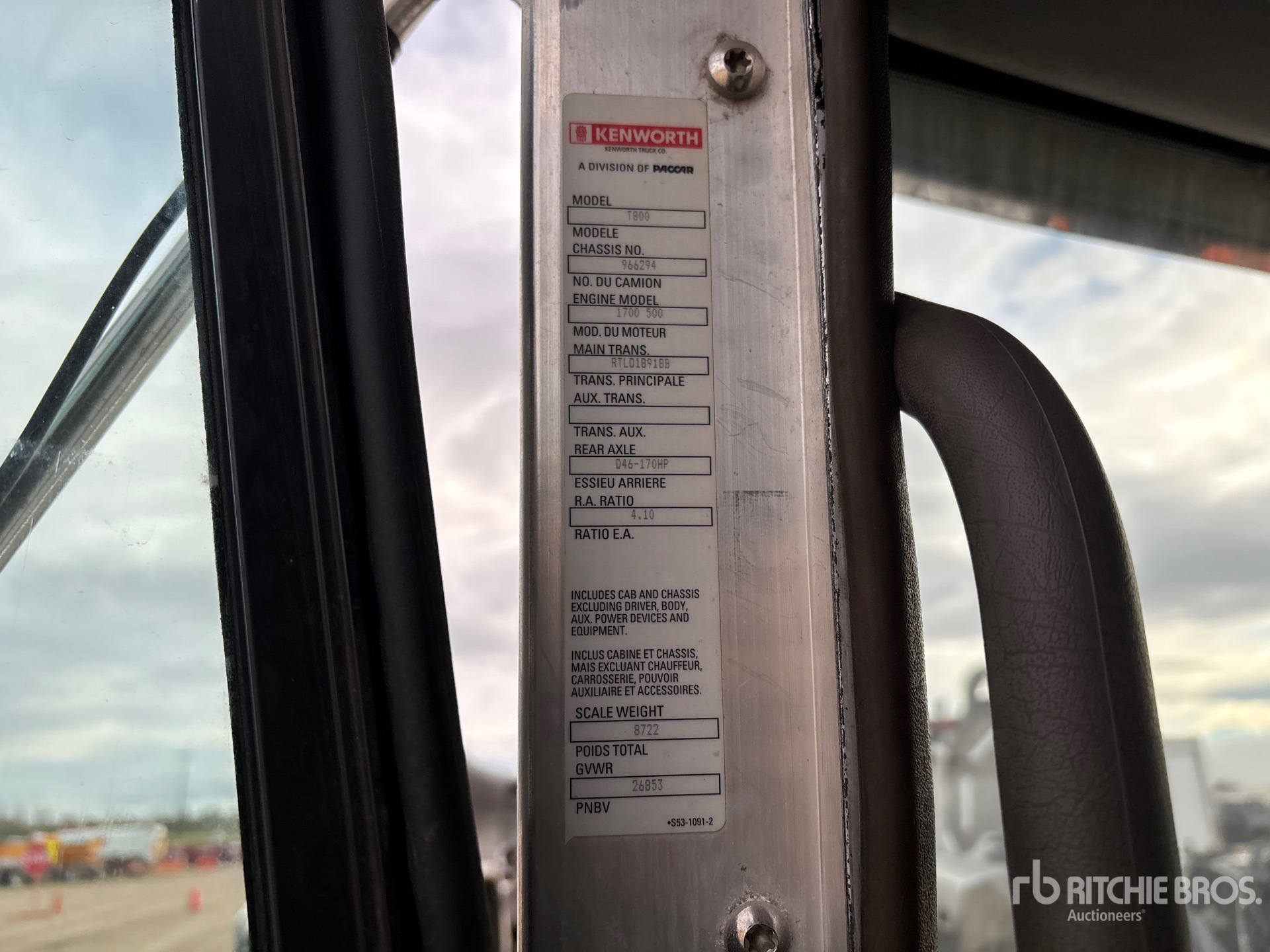 2014 Kenworth T800
