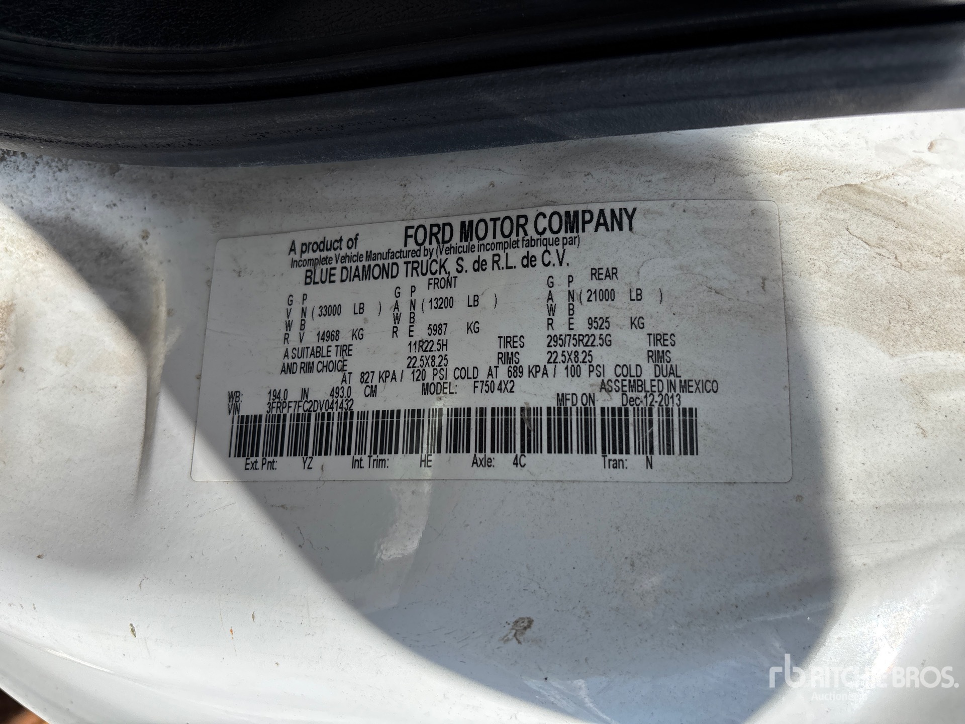 2013 Ford F-750