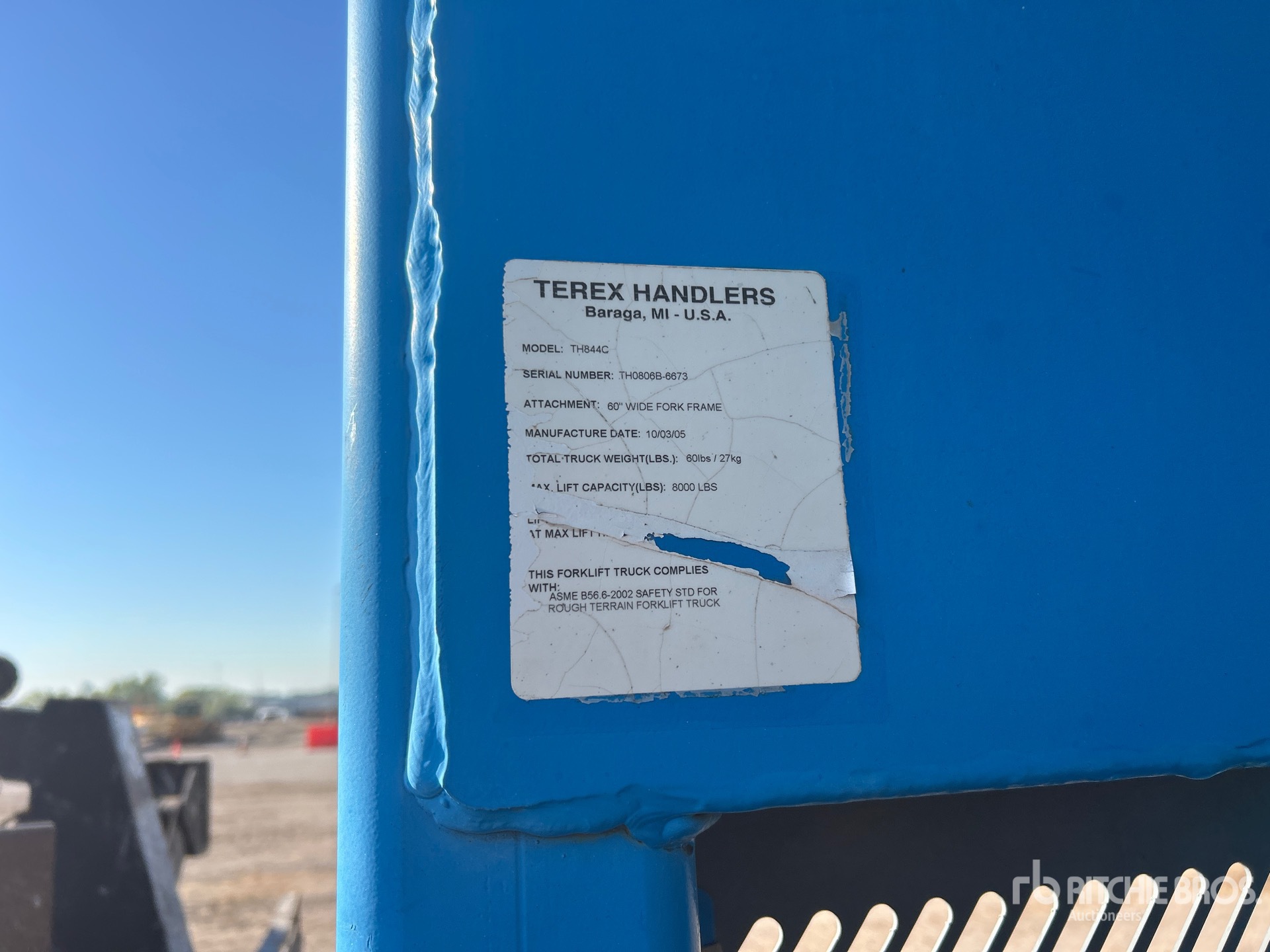 2005 Terex TH844C