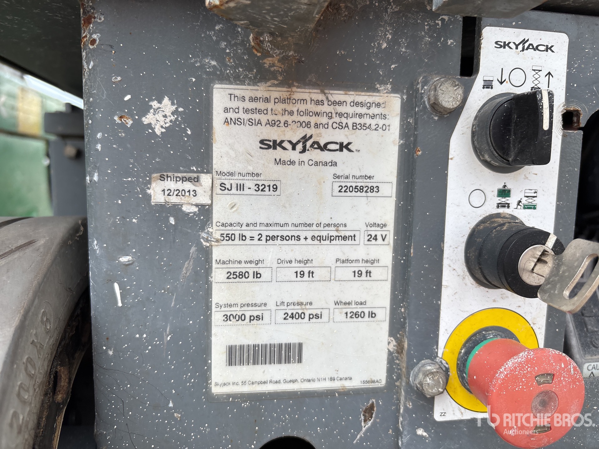 2014 Skyjack SJIII-3219