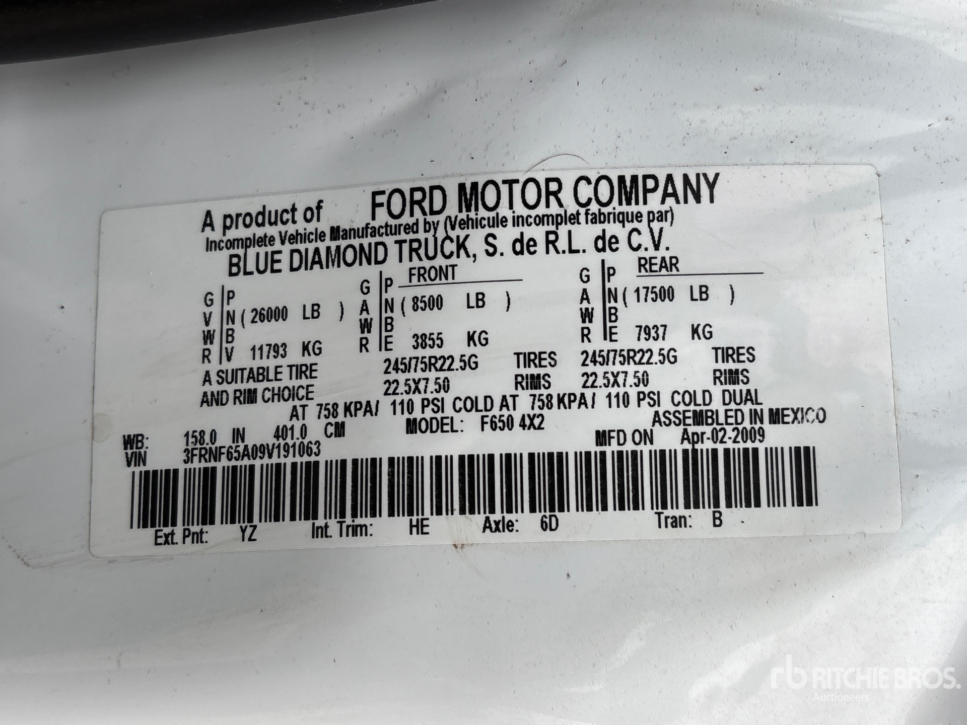 2009 Ford F-650
