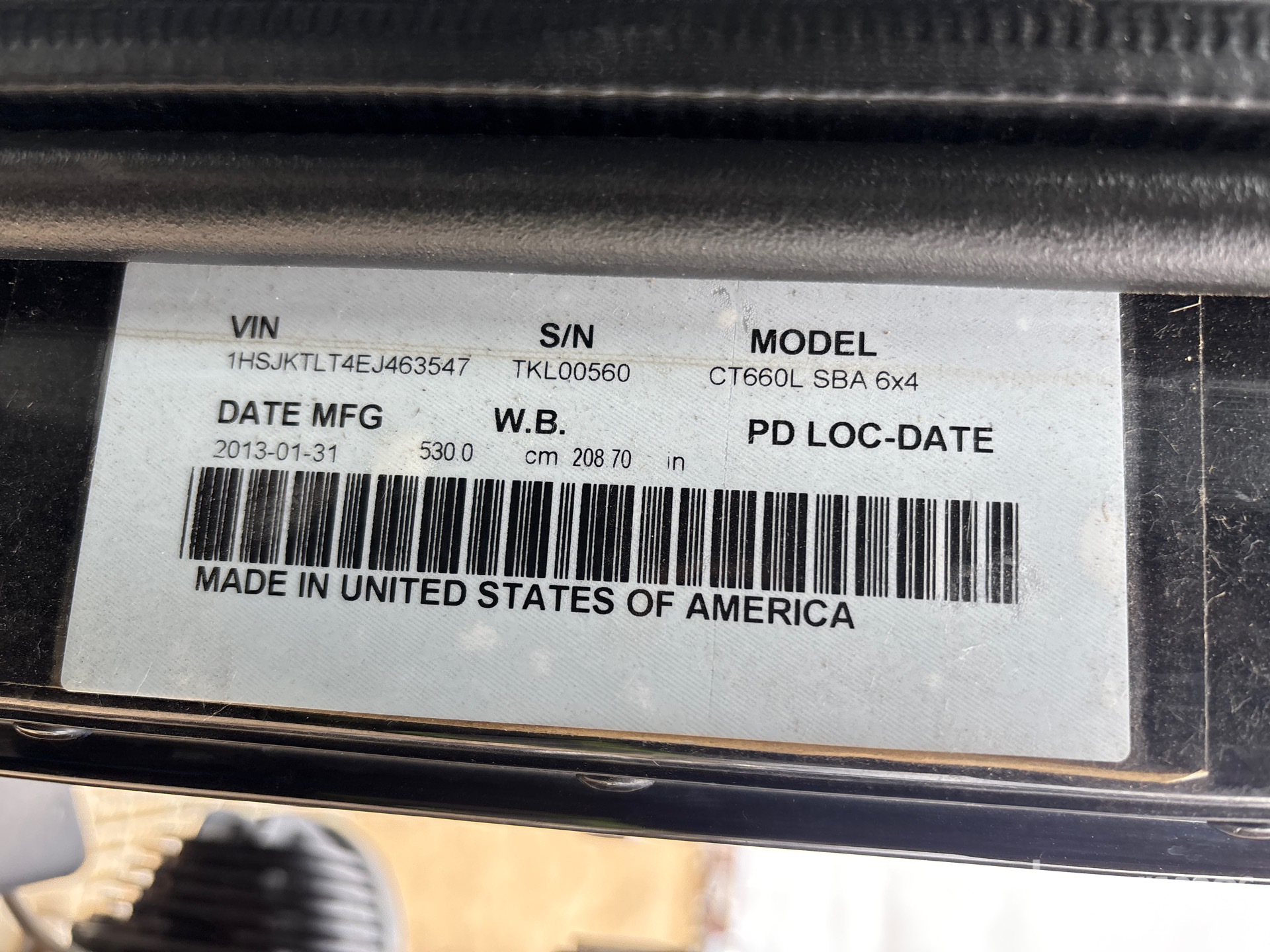 2014 Caterpillar CT660