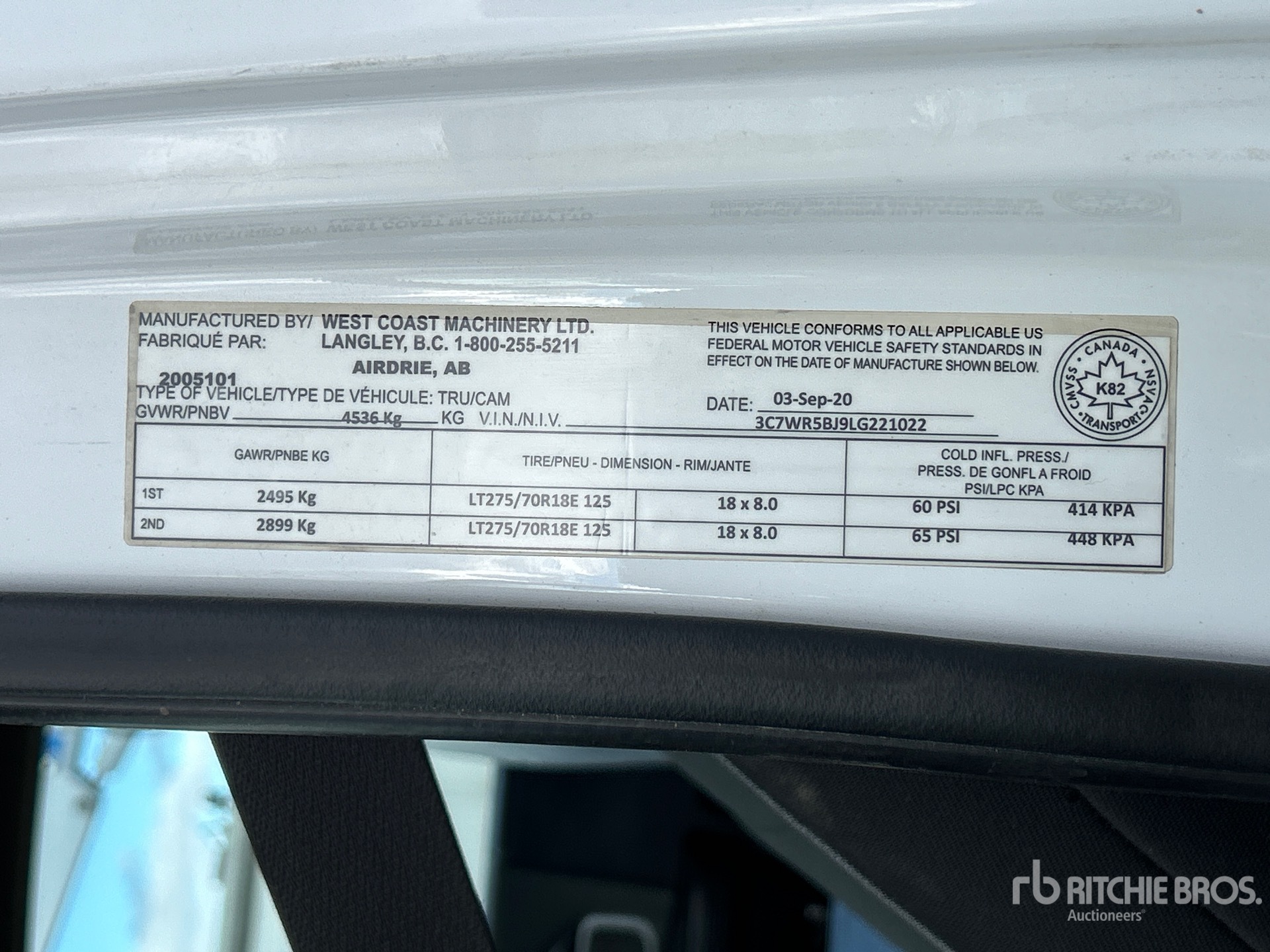 2020 Ram 2500