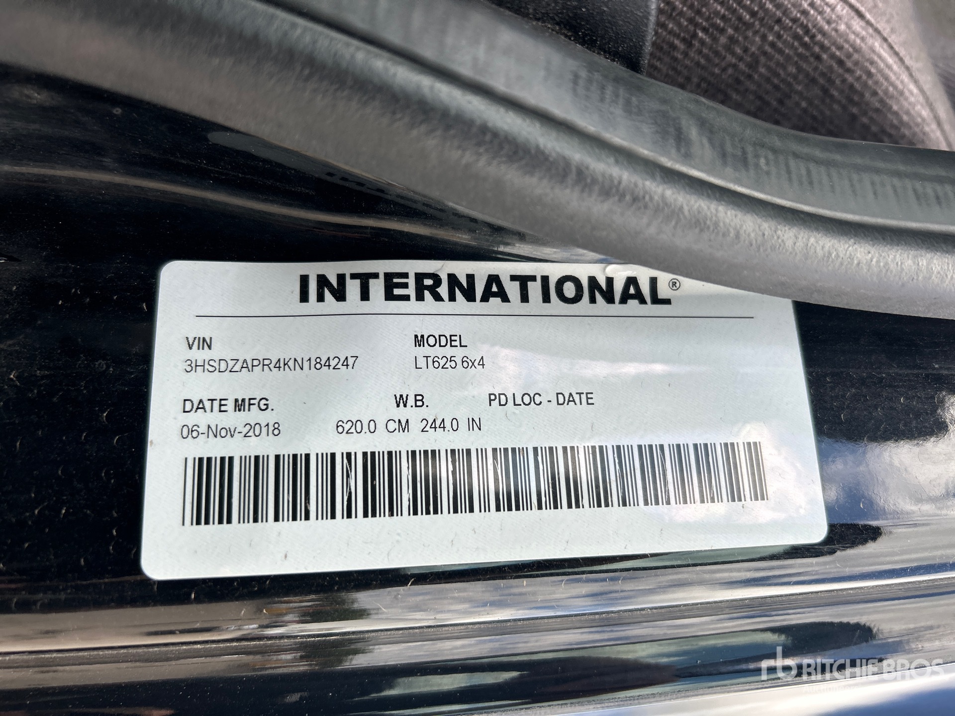 2019 International LT625