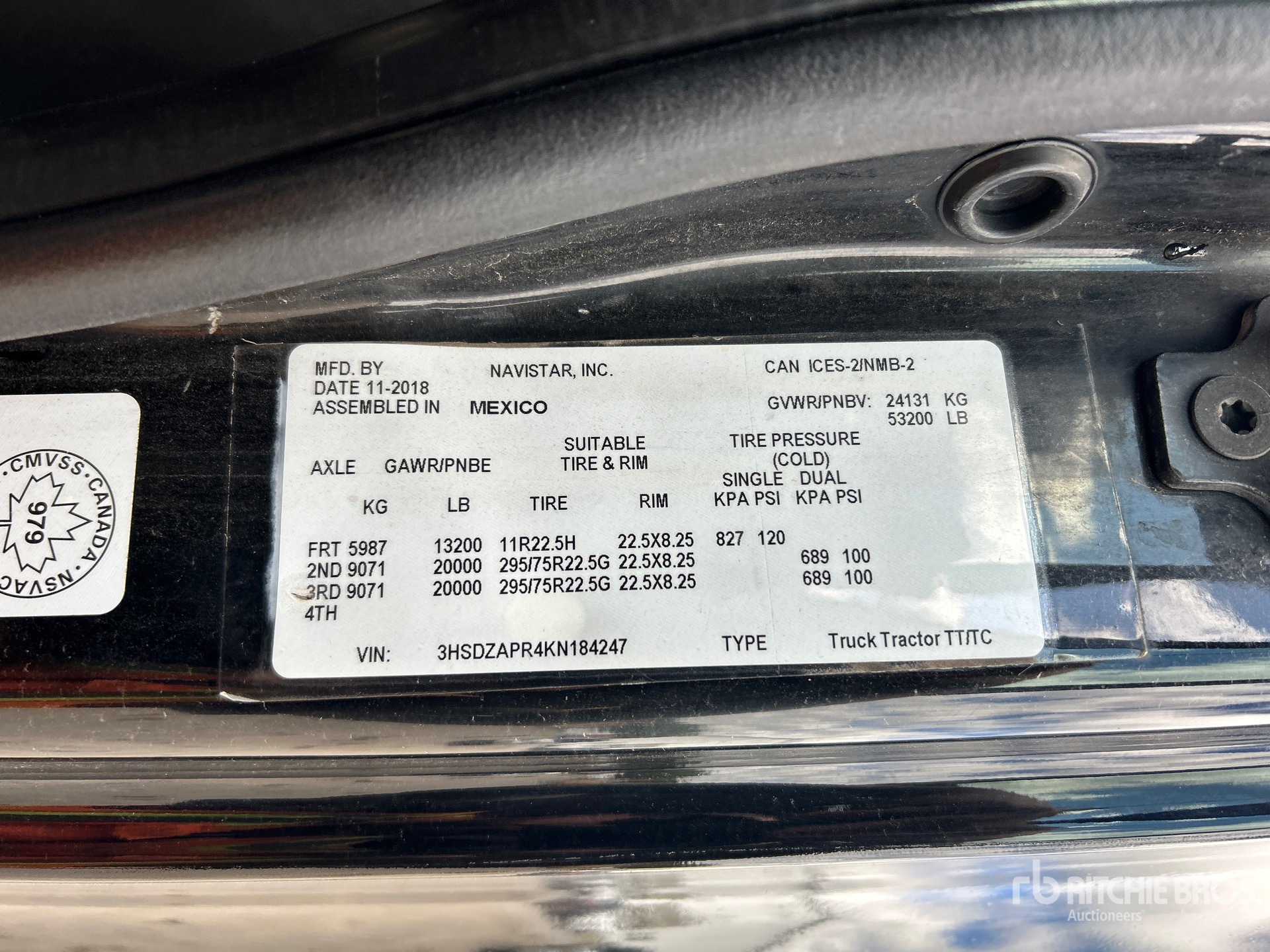 2019 International LT625