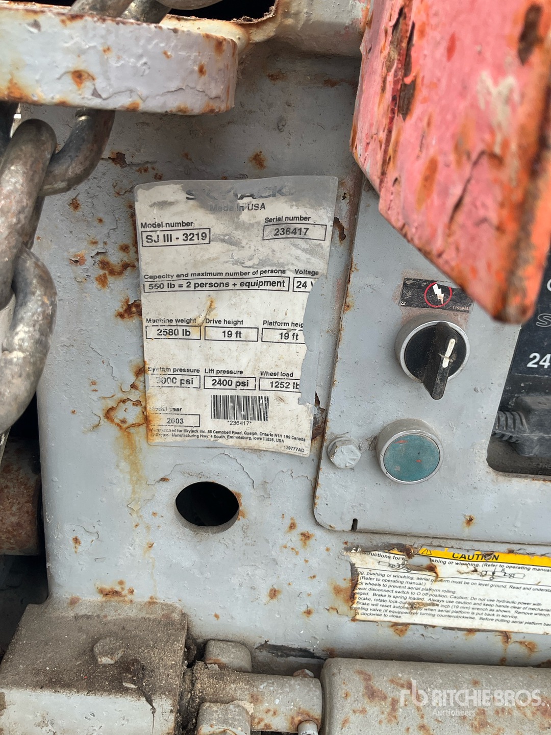 2003 Skyjack SJIII3219