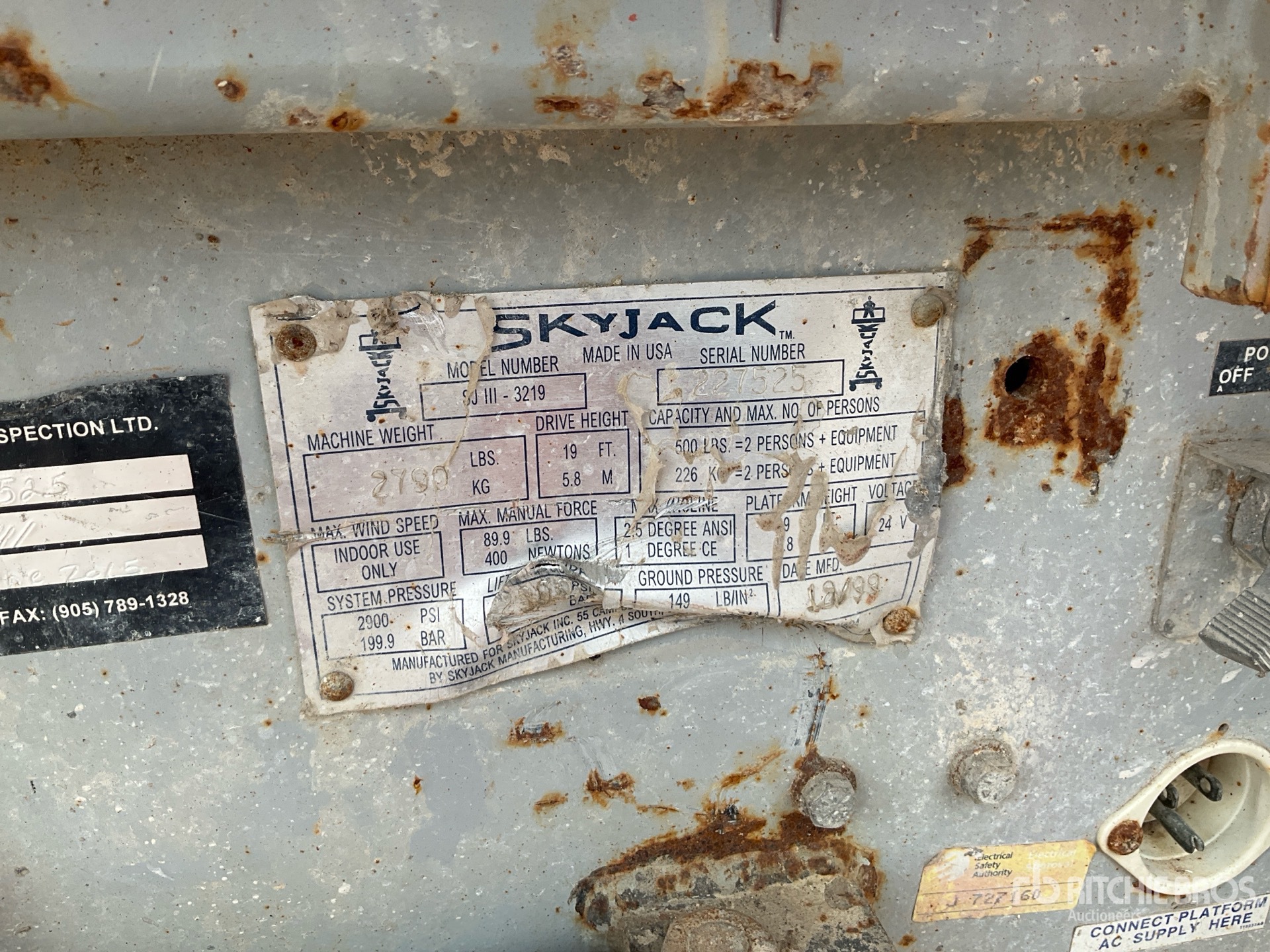1999 Skyjack SJIII3219
