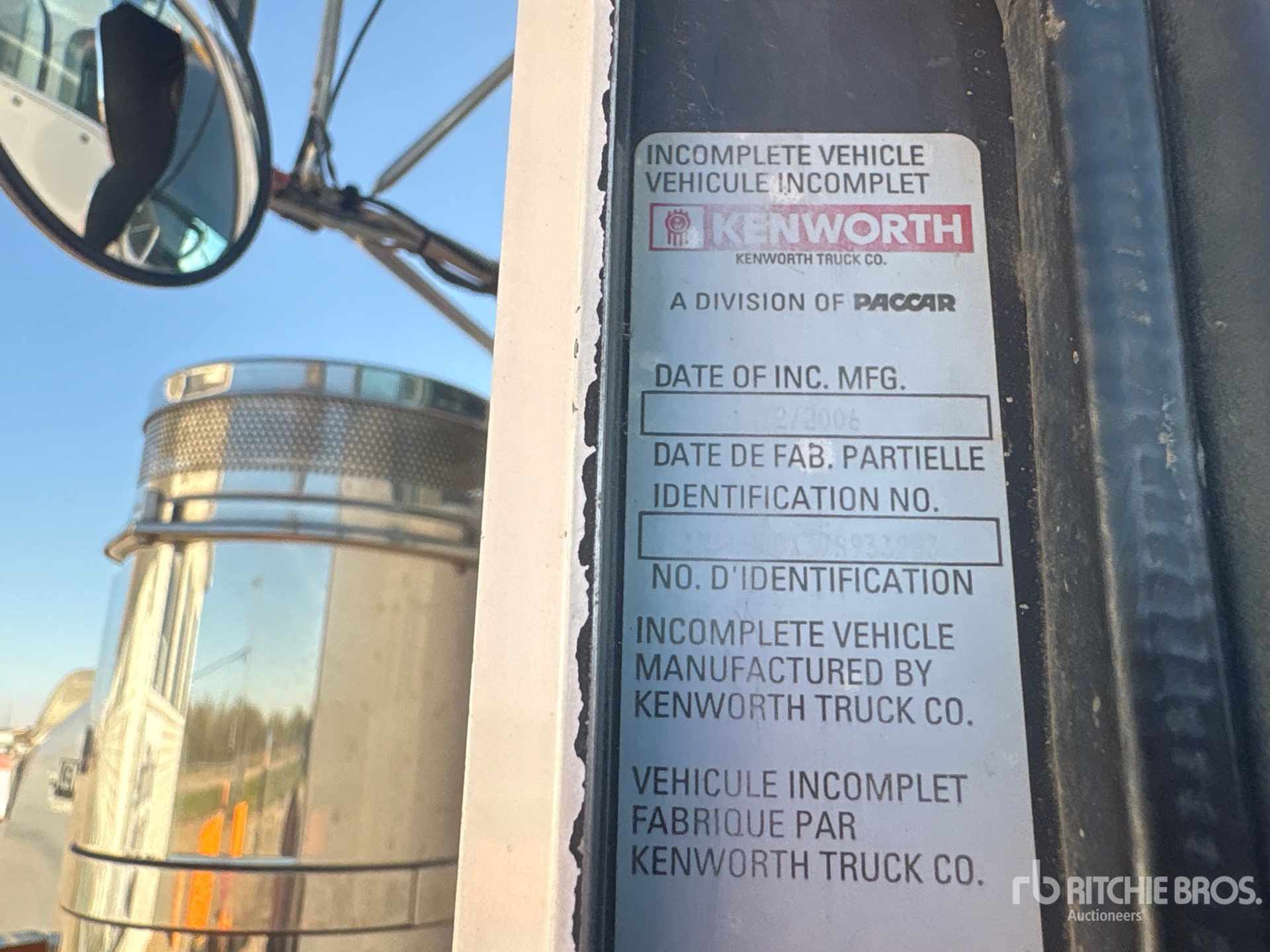 2007 Kenworth T800