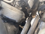 Engine with A/C Compressor