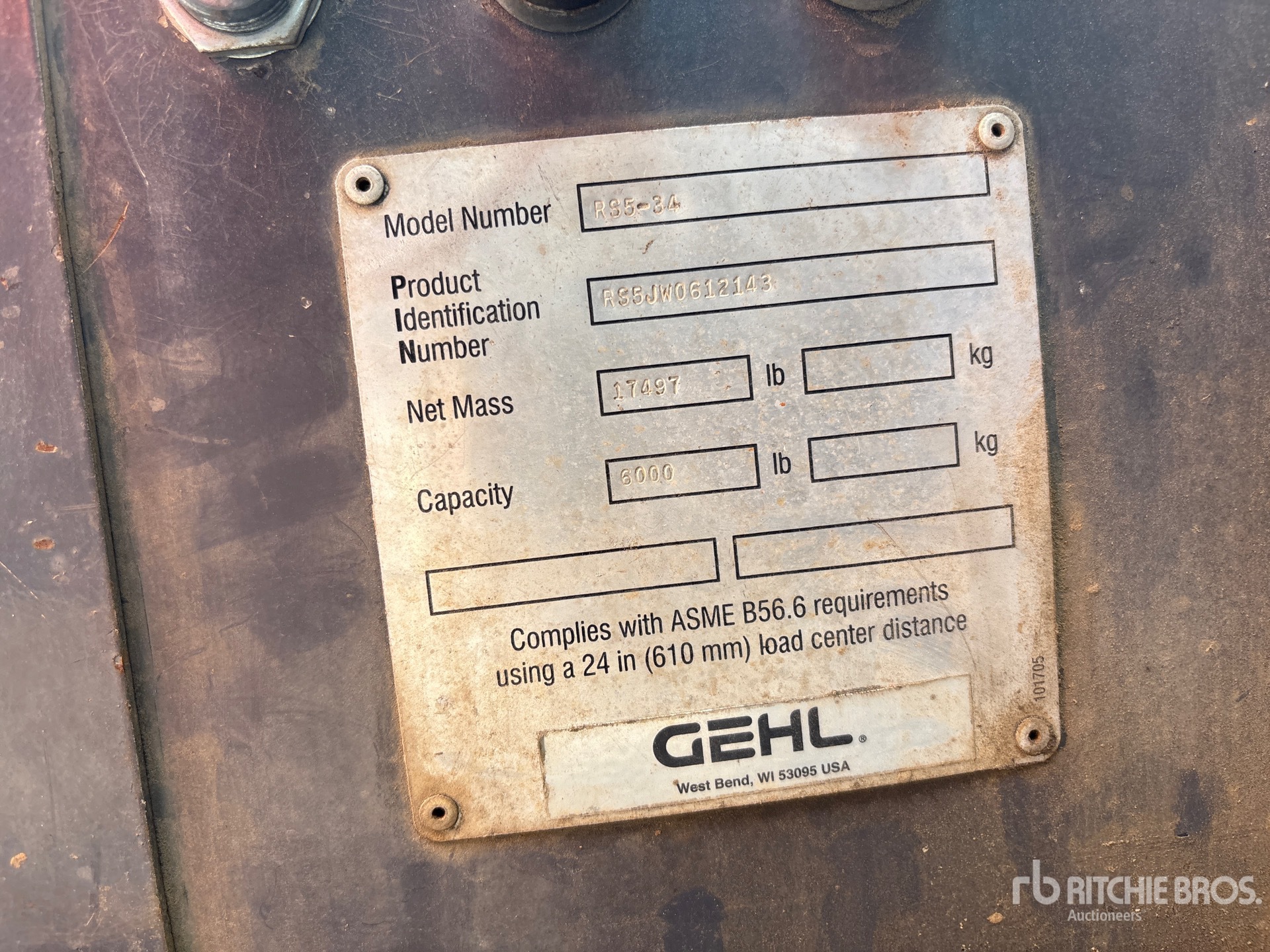 2005 Gehl RS5-34