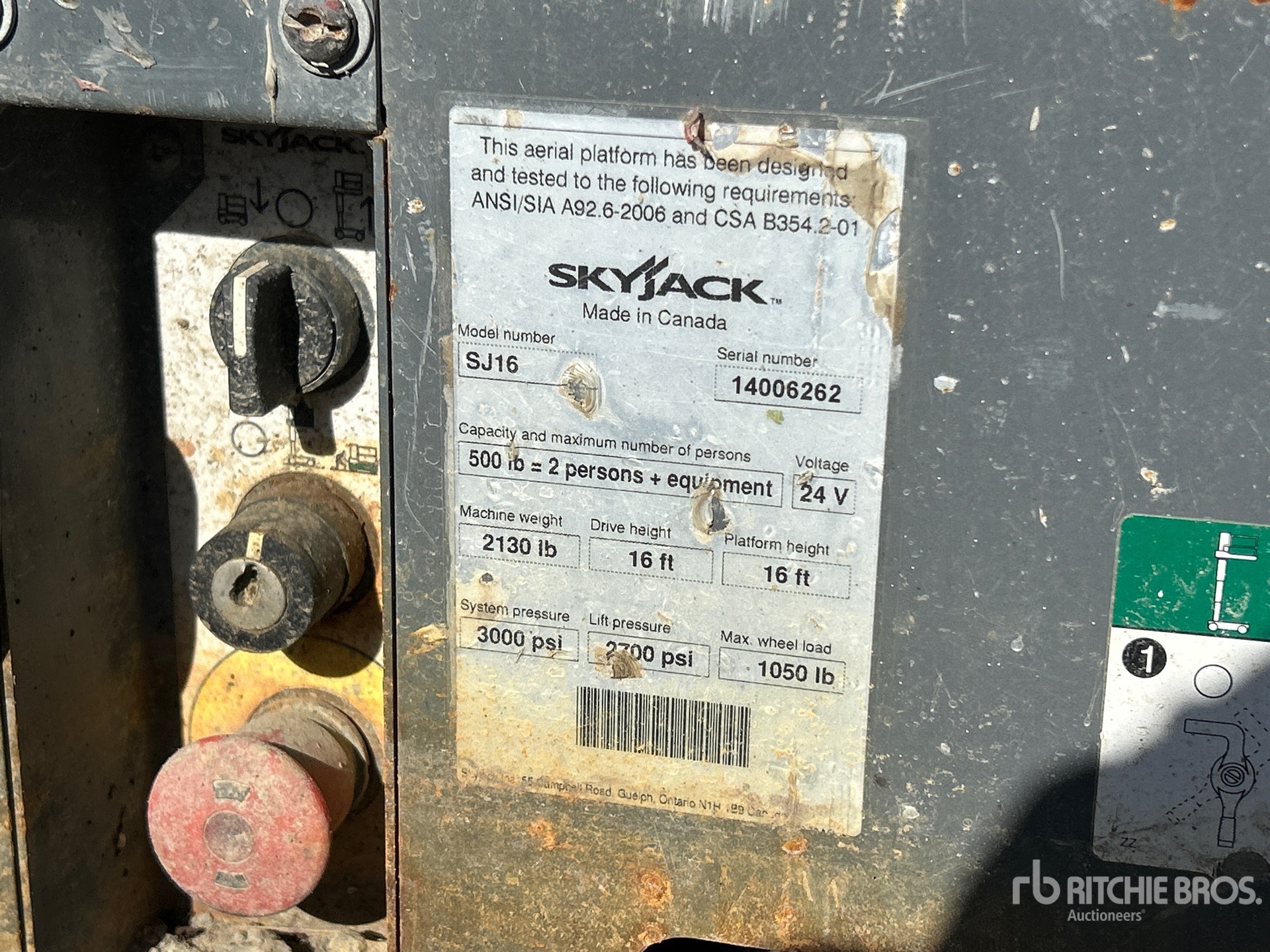 2015 Skyjack SJ16