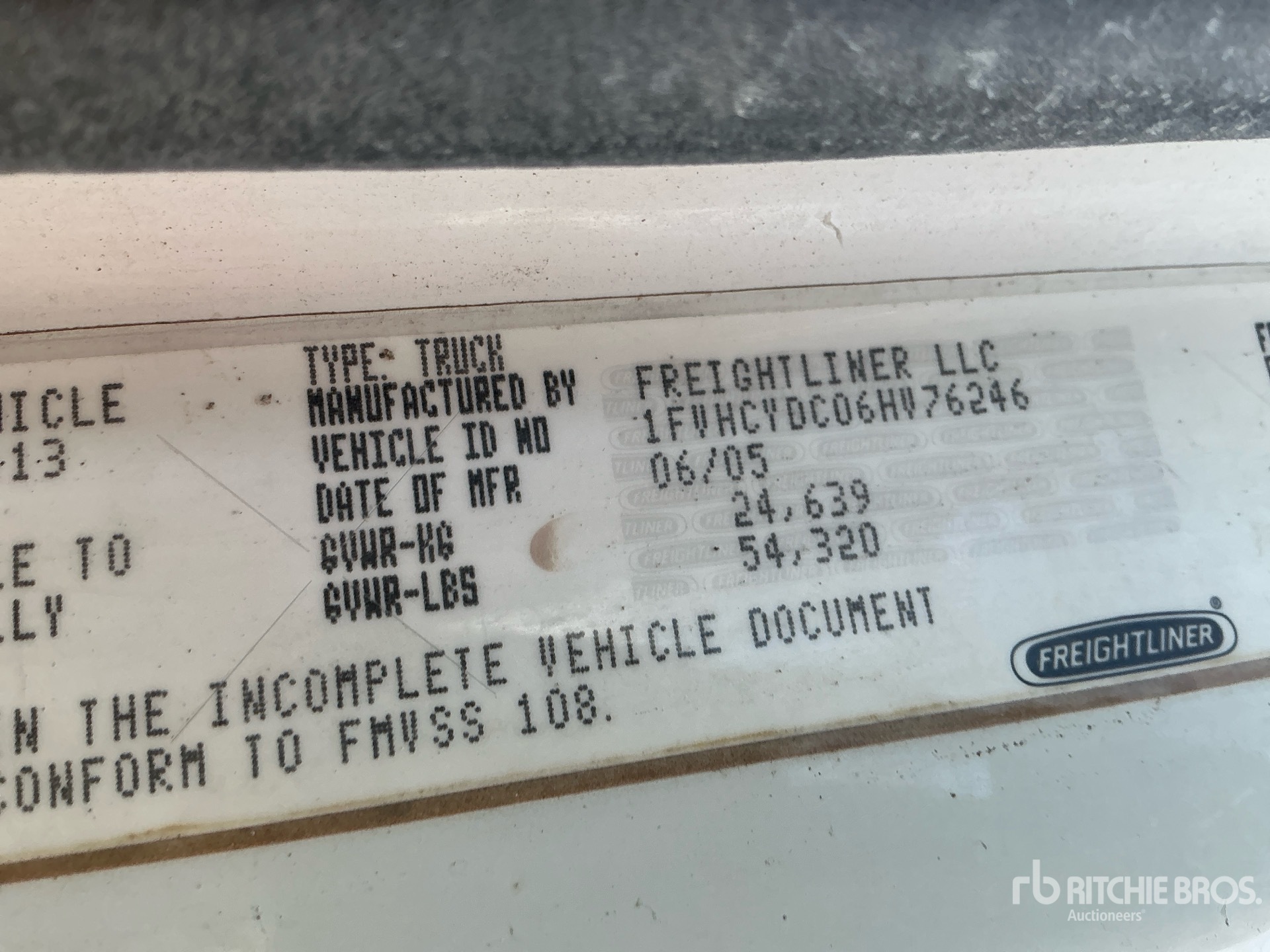 2006 Freightliner M2 106